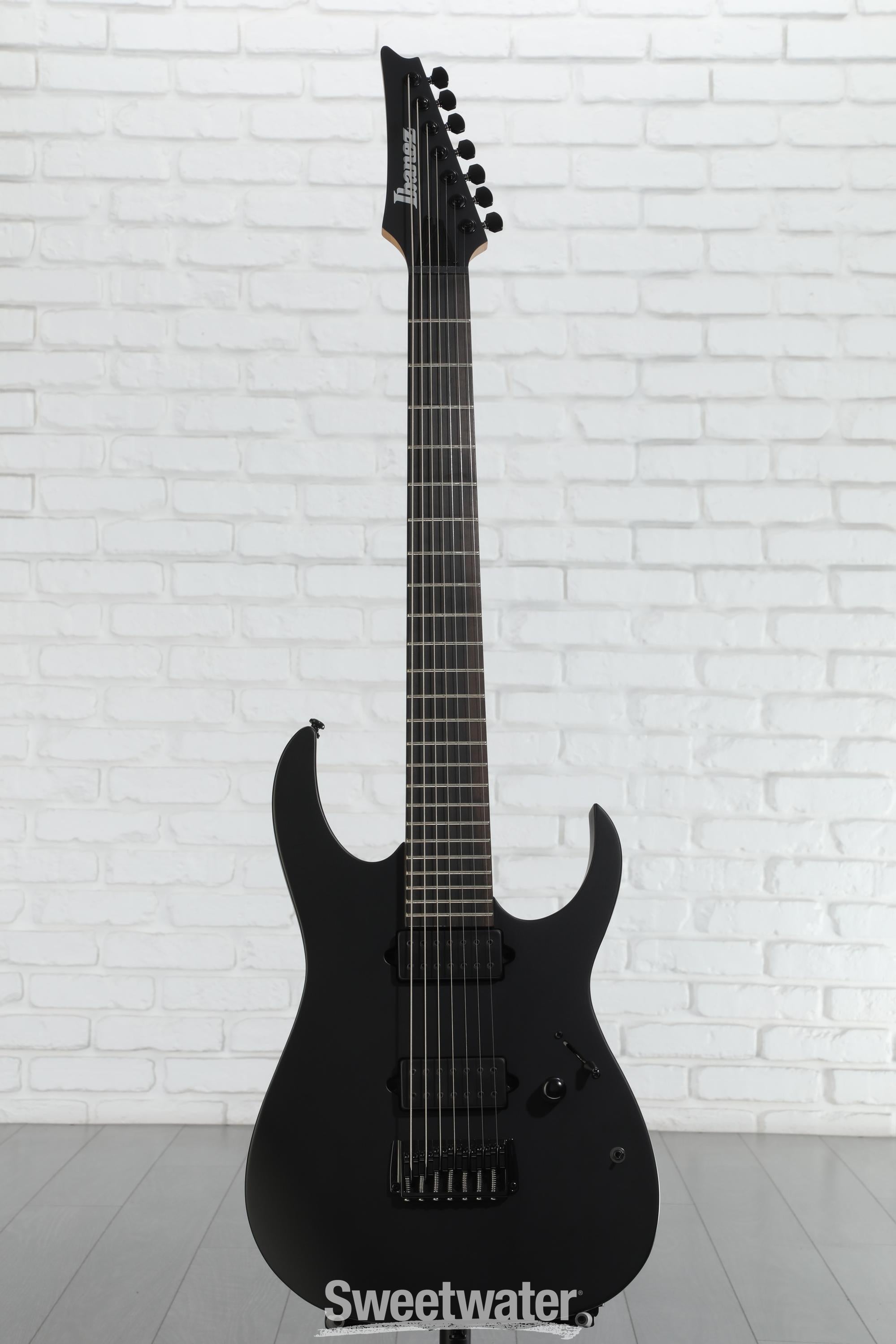 Ibanez Iron Label RGIXL7 - Black Flat | Sweetwater