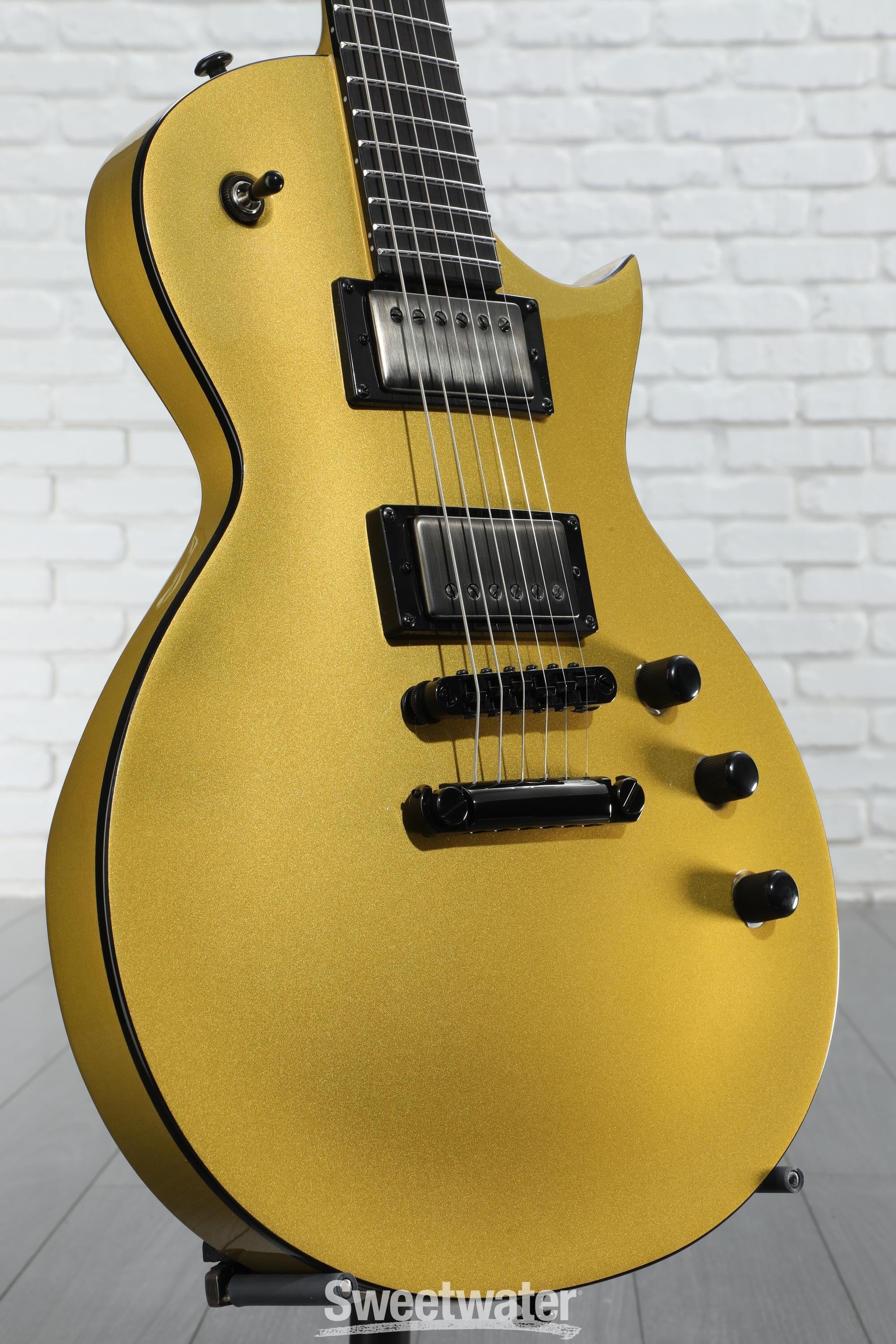 ESP LTD EC-2025 Electric Guitar - Metallic Gold, Ebony