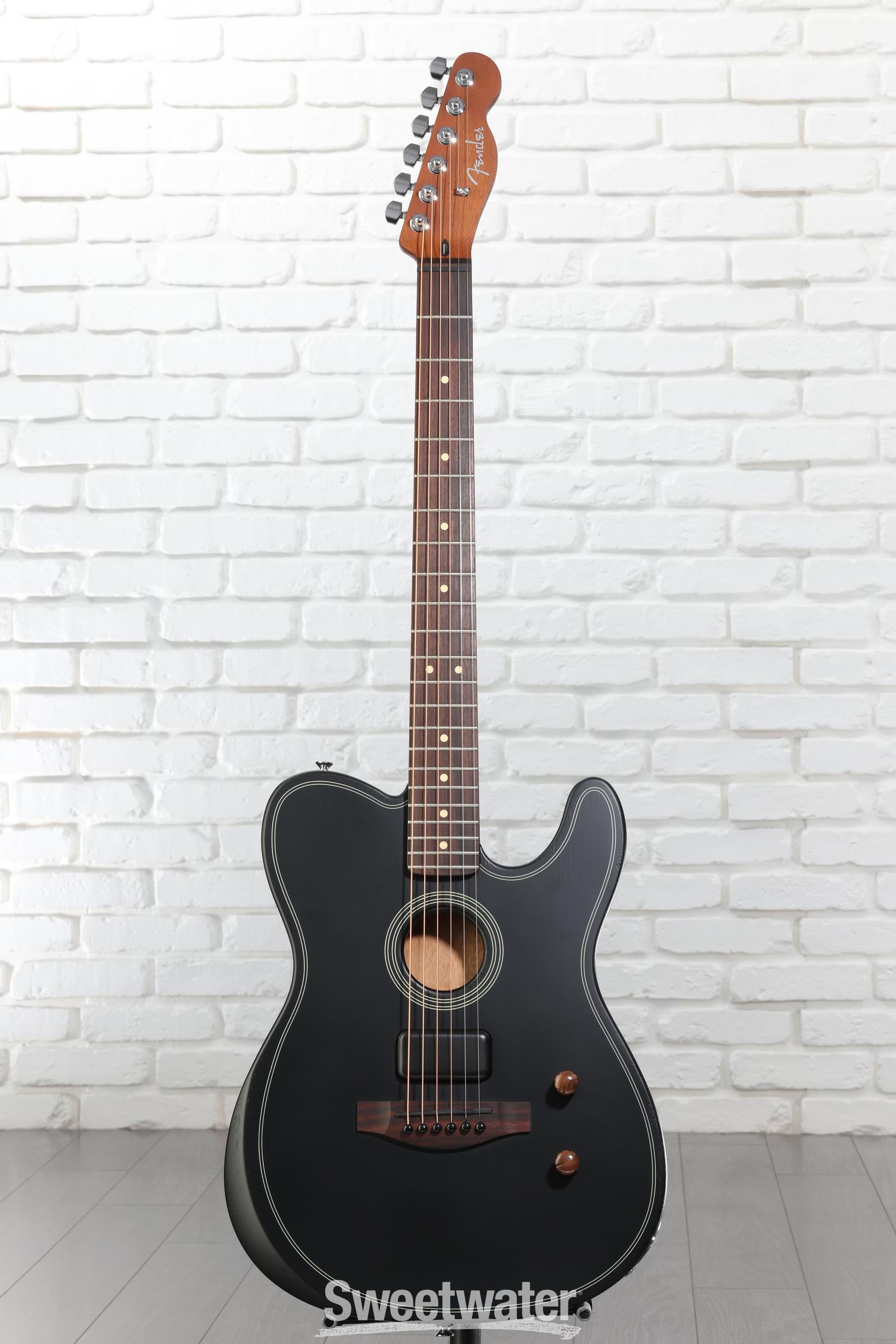Fender Acoustasonic Standard Telecaster Acoustic-electric Guitar - Black