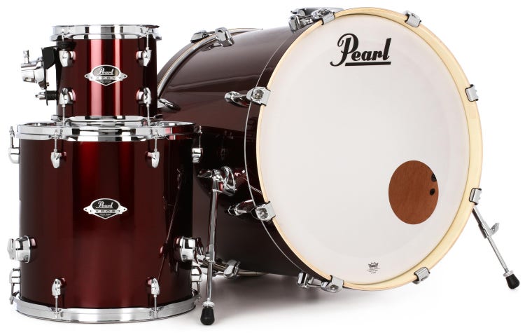 Pearl Export EXX728DB/C 8-piece Double Bass Drum Set with Snare