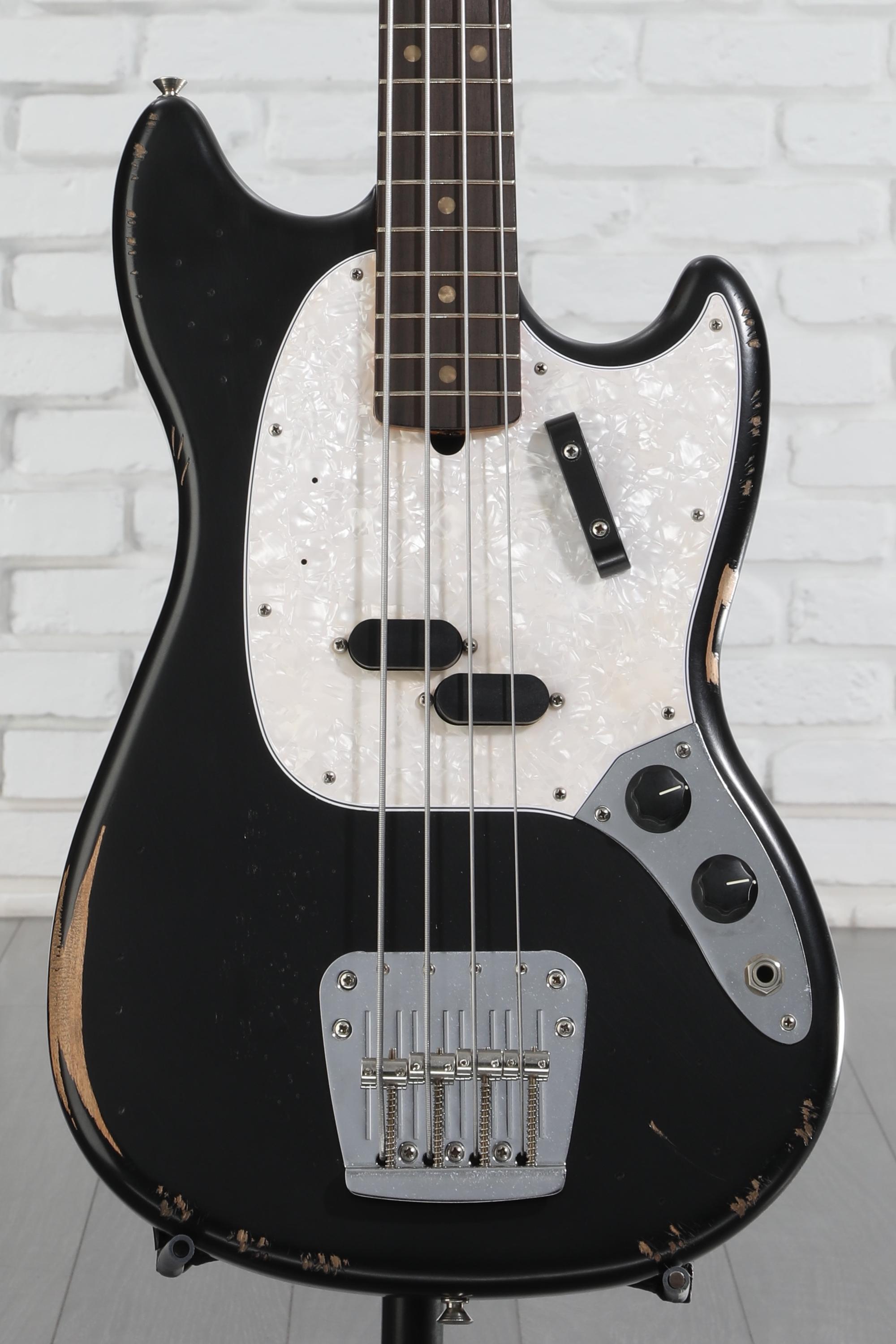【期間限定】 Fender JMJ Road Worn Mustang Bass Amazon.com: Fender JMJ Road Worn Mustang Bass, Faded Daphne