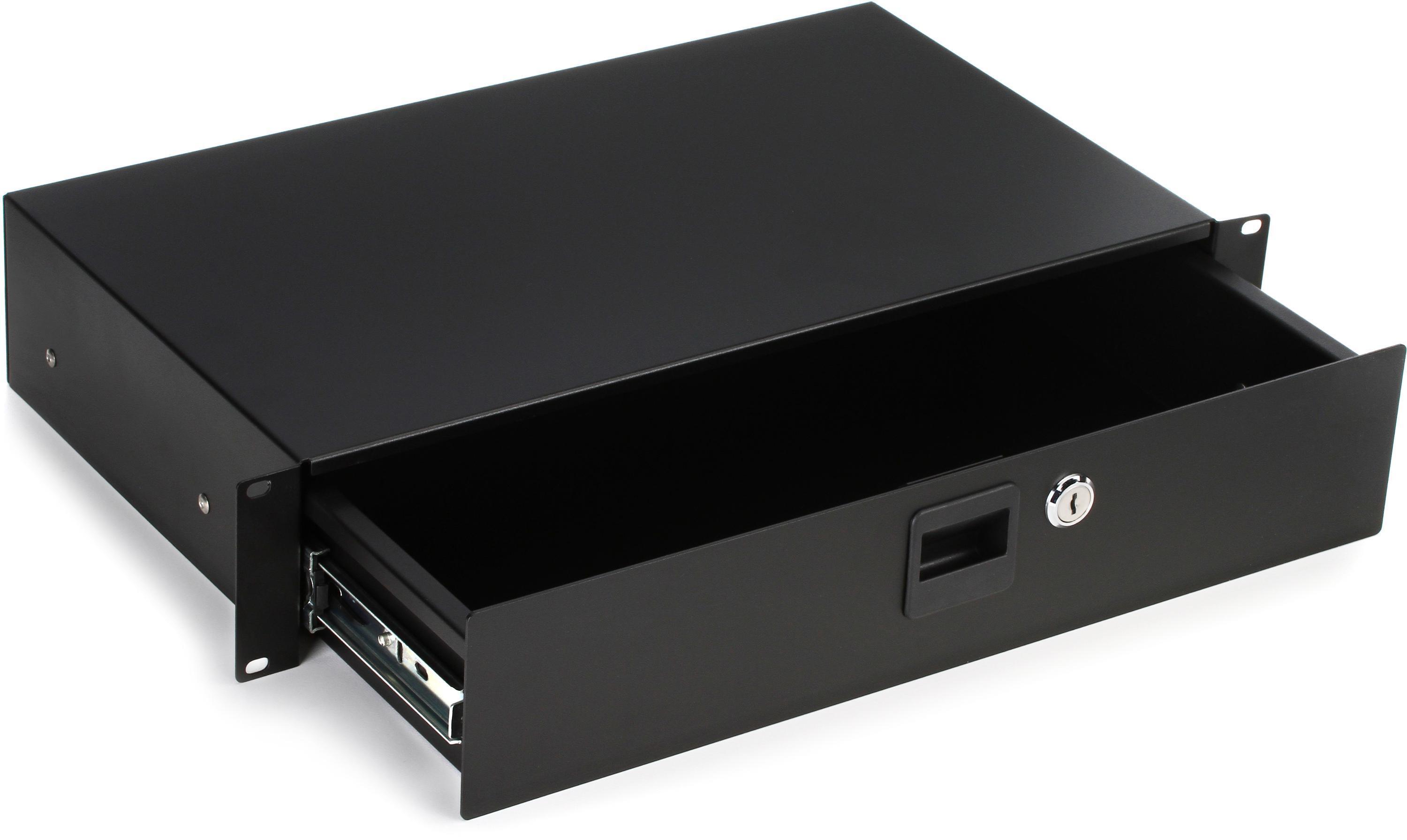 Photo of On-Stage RDLS2000 2U Shallow Locking Rack Drawer