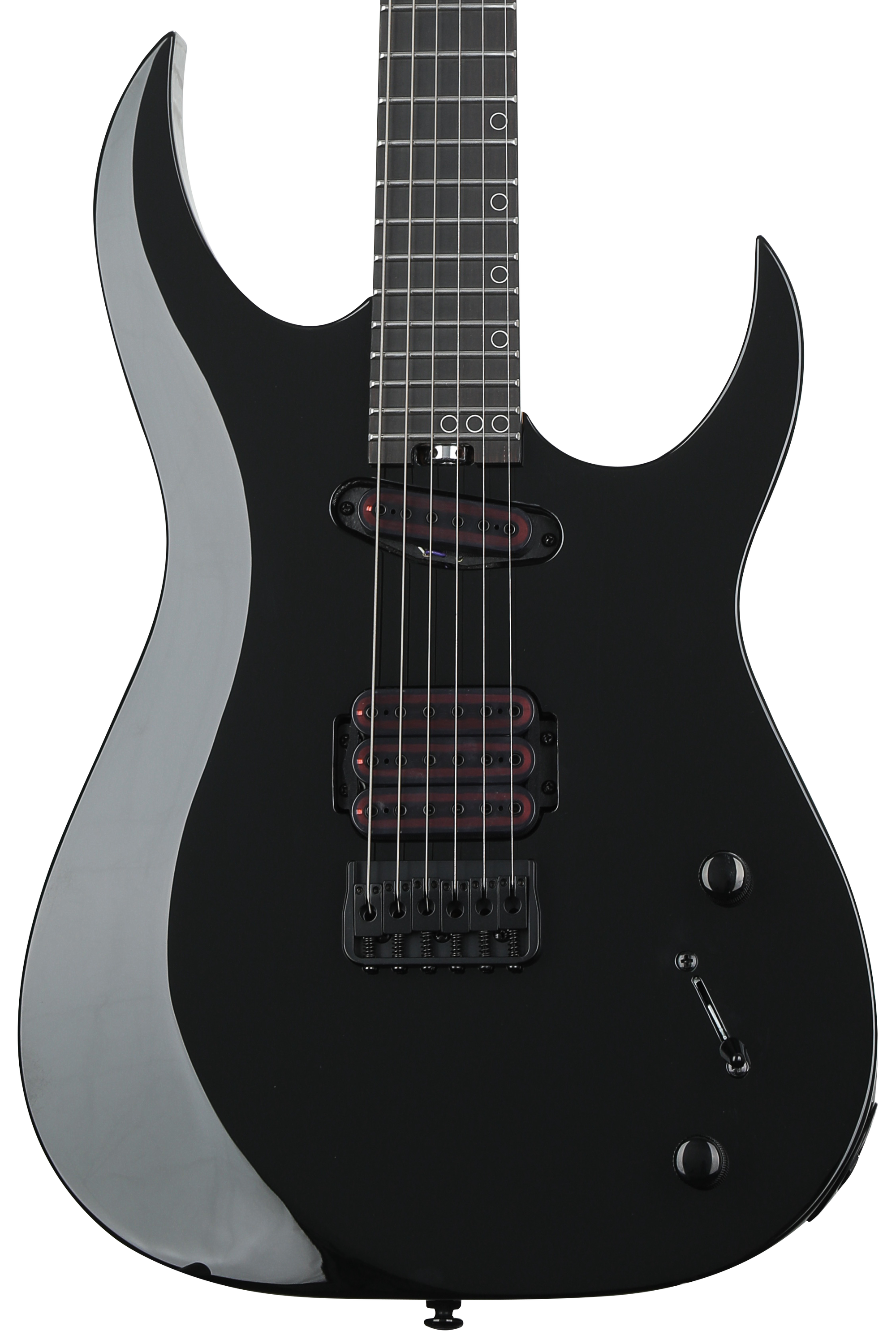 Schecter Sunset-6 Triad Electric Guitar - Gloss Black | Sweetwater