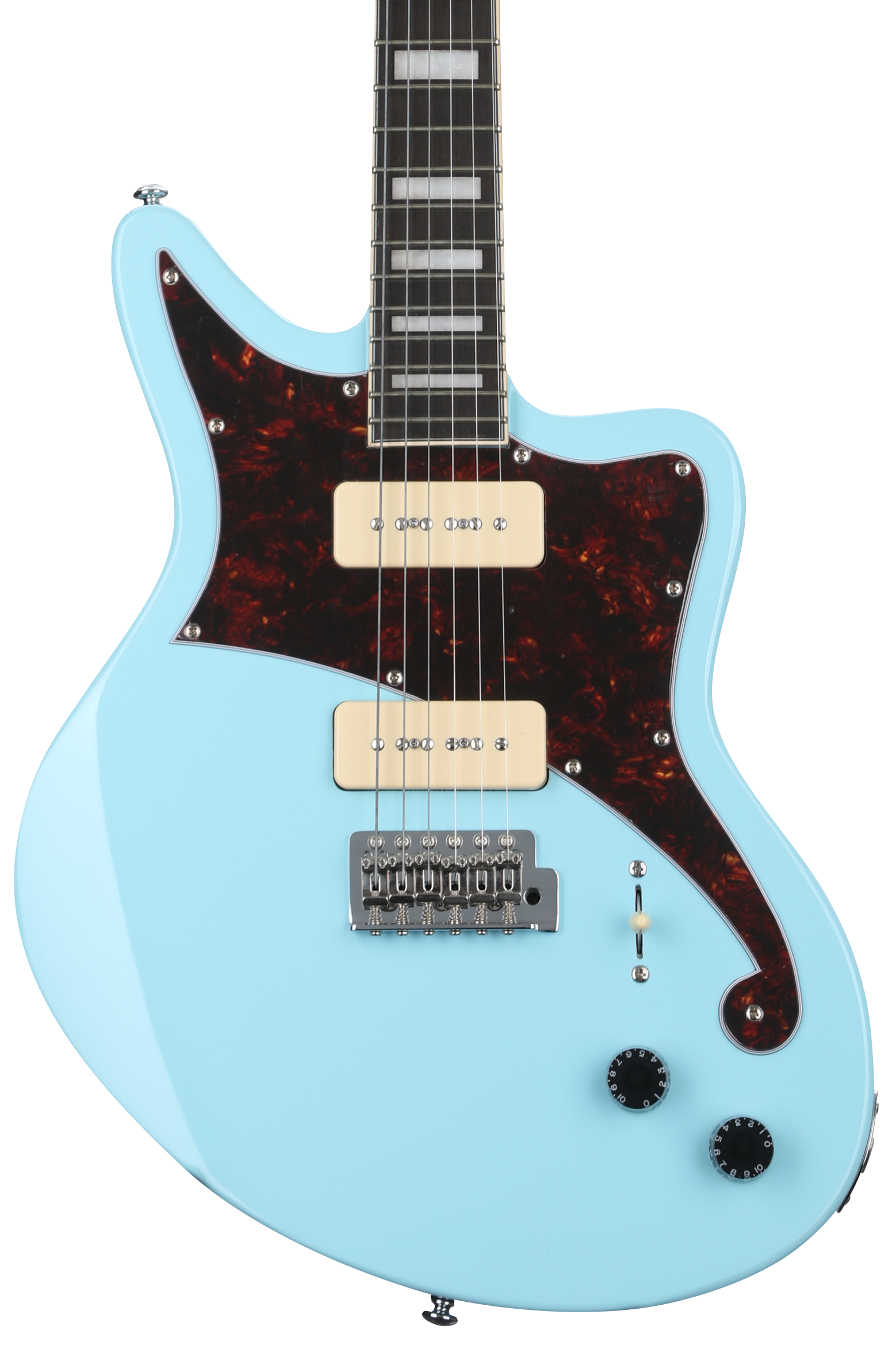 D'Angelico Premier Bedford Electric Guitar - Sky Blue | Sweetwater