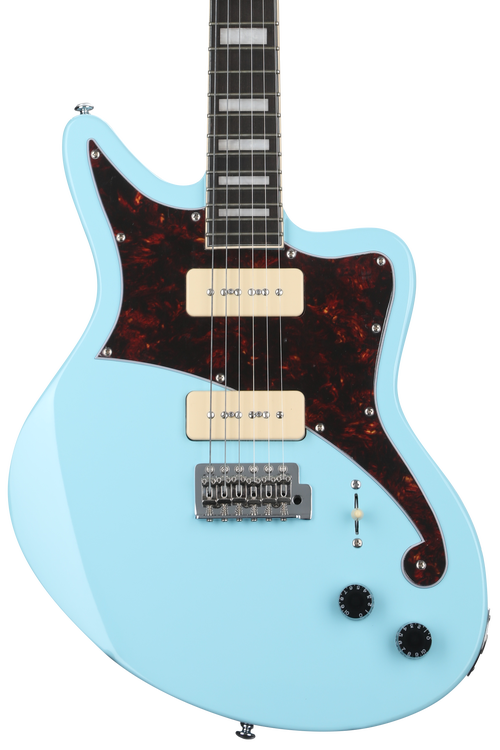D'Angelico Premier Bedford Electric Guitar - Sky Blue | Sweetwater