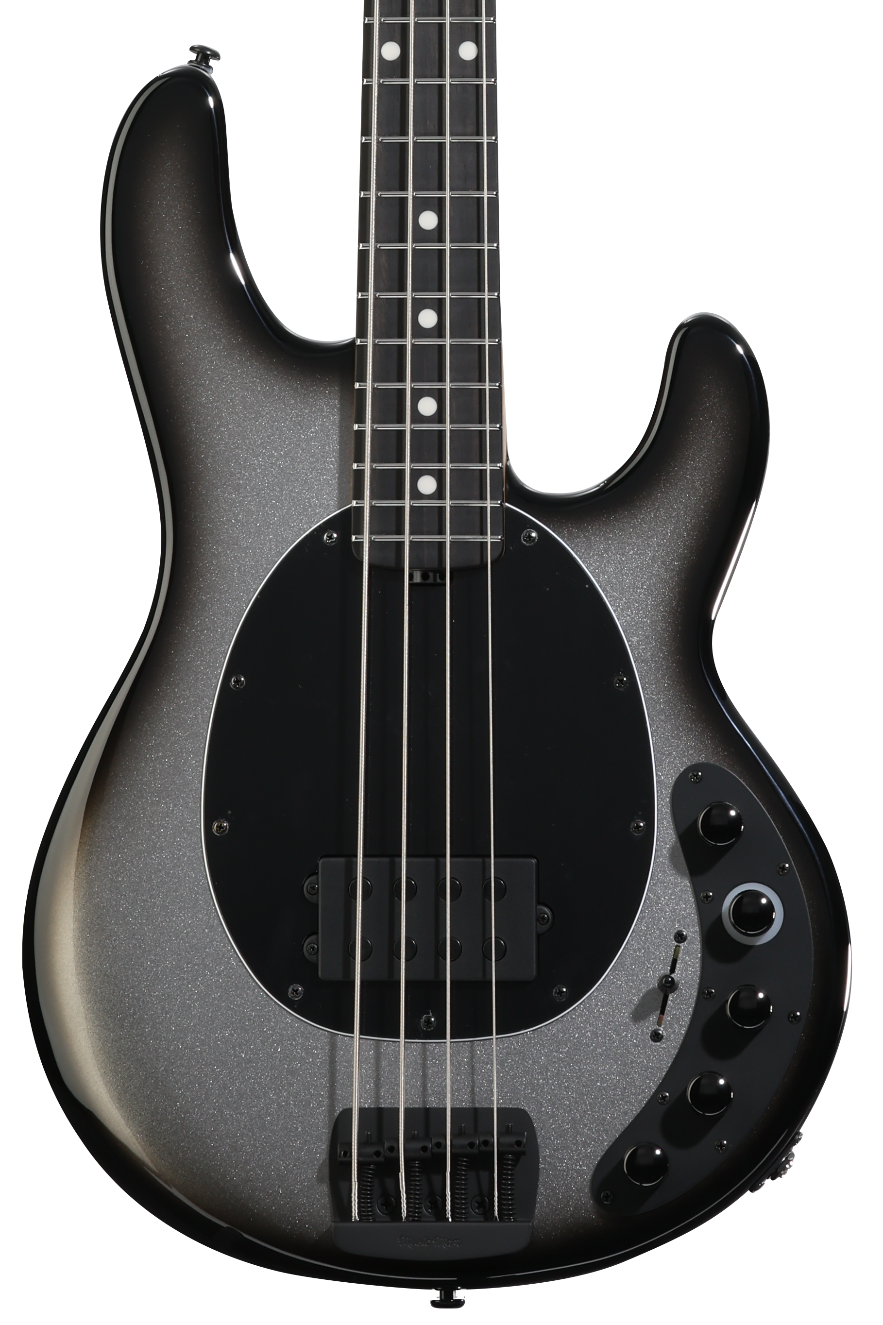 オムニバス SILVER RAY PRESENTSBLACK TREATMENT Ernie Ball Music Man DarkRay Electric Bass Guitar - Silverburst