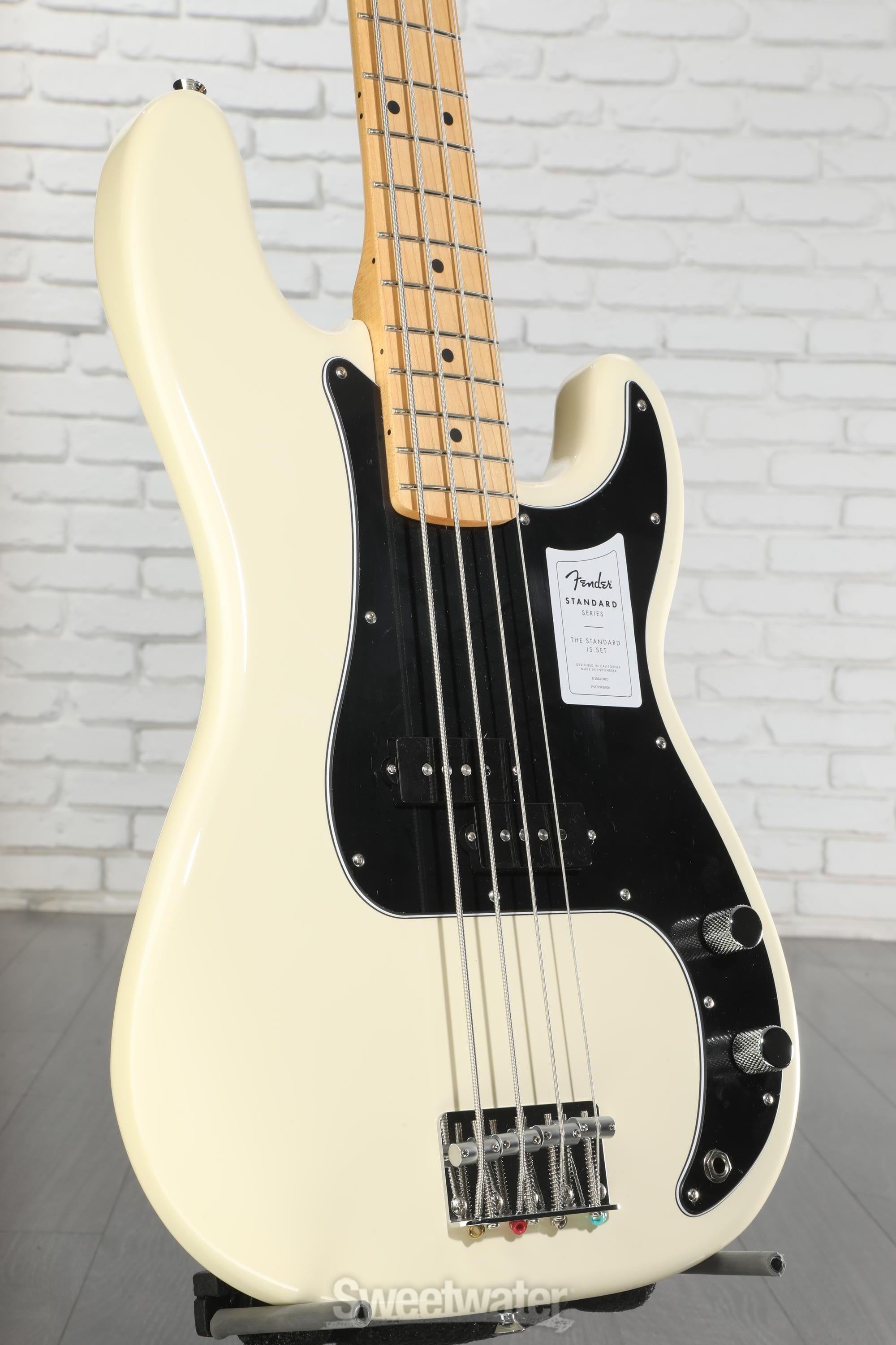 Fender Precision Bass ホワイト Fender Standard Precision Bass - Olympic White | Sweetwater