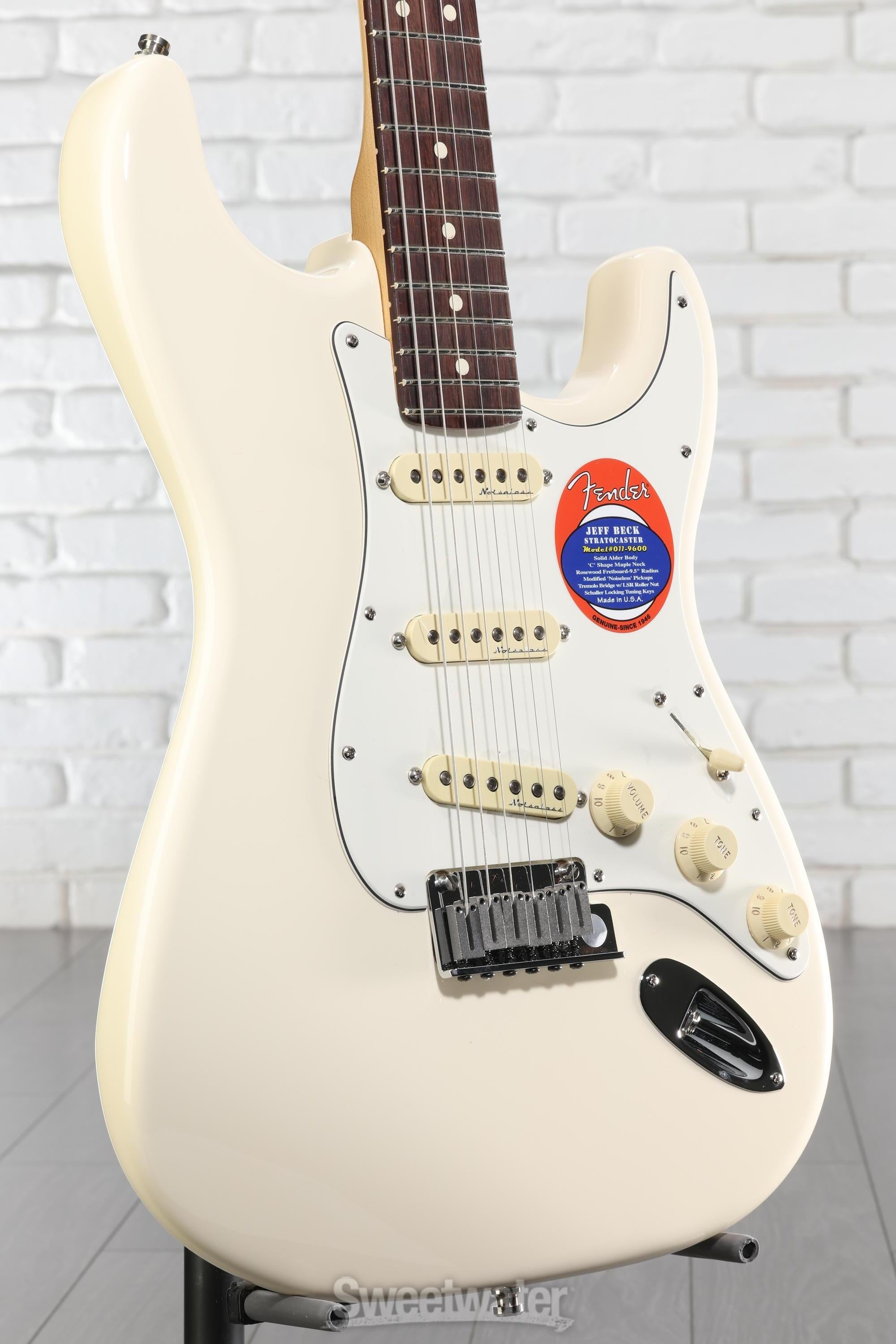 Fender Jeff Beck Stratocaster - Olympic White with Rosewood