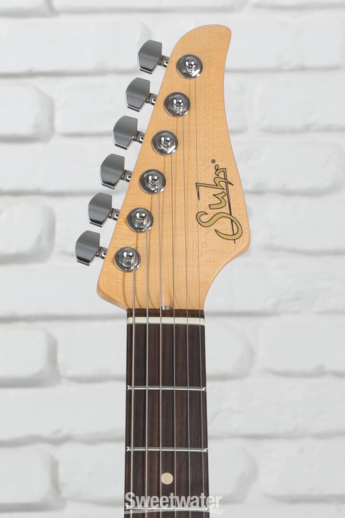 Suhr Classic S Electric Guitar - Vintage Yellow, HSS | Sweetwater