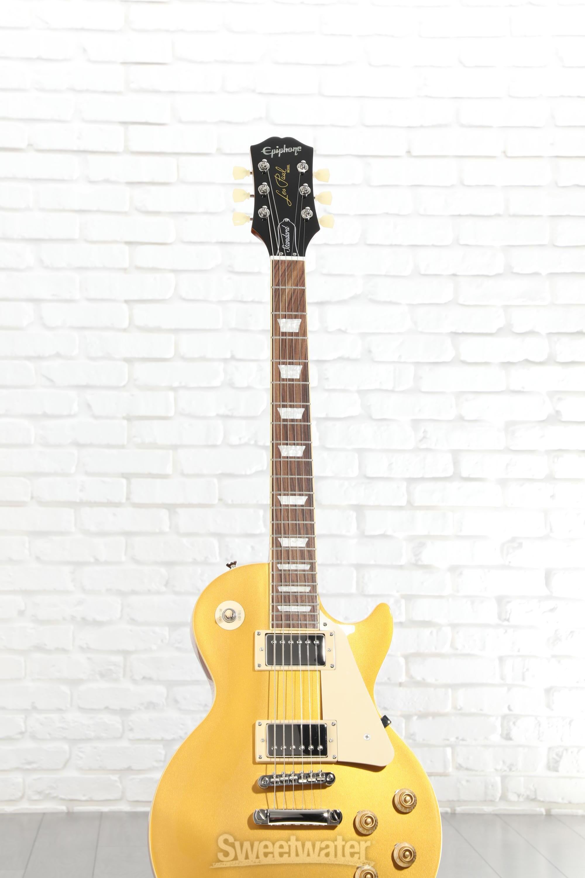 Epiphone Les Paul Standard '50s Electric Guitar - Goldtop | Sweetwater