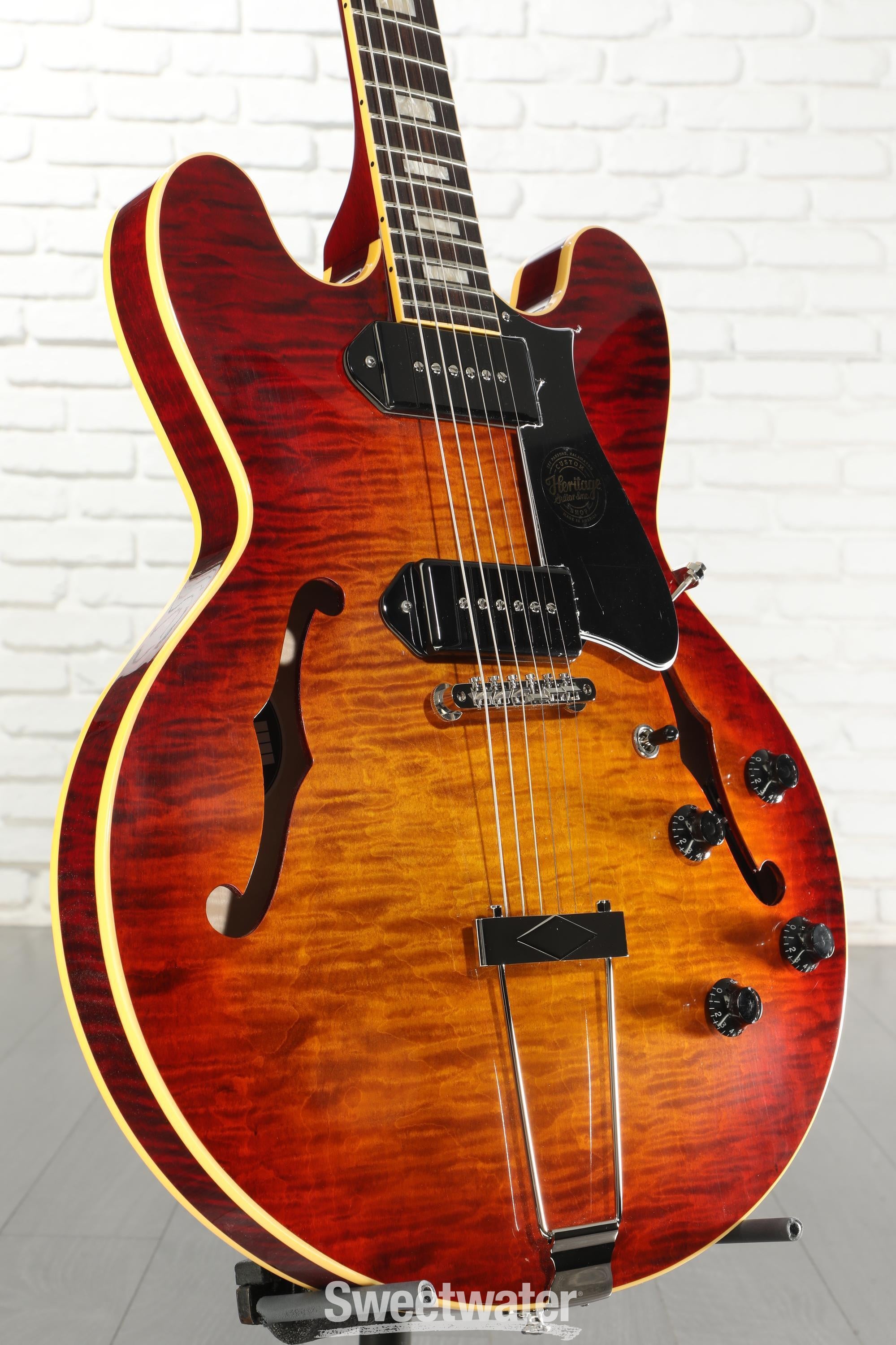 Heritage Custom Core H-530 Hollowbody Electric Guitar - Dark