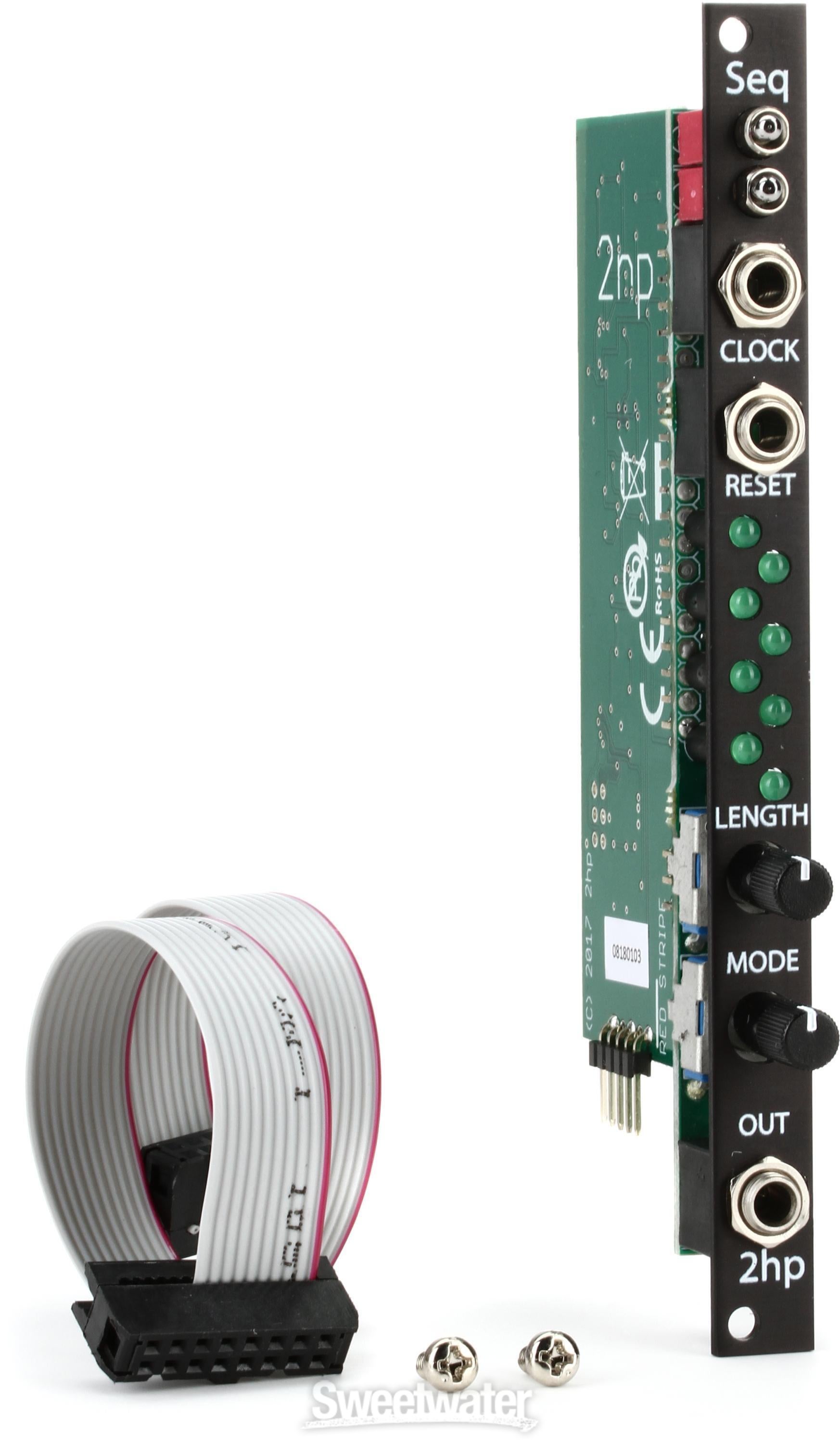2HP Seq Eurorack Sequencer Module - Black | Sweetwater