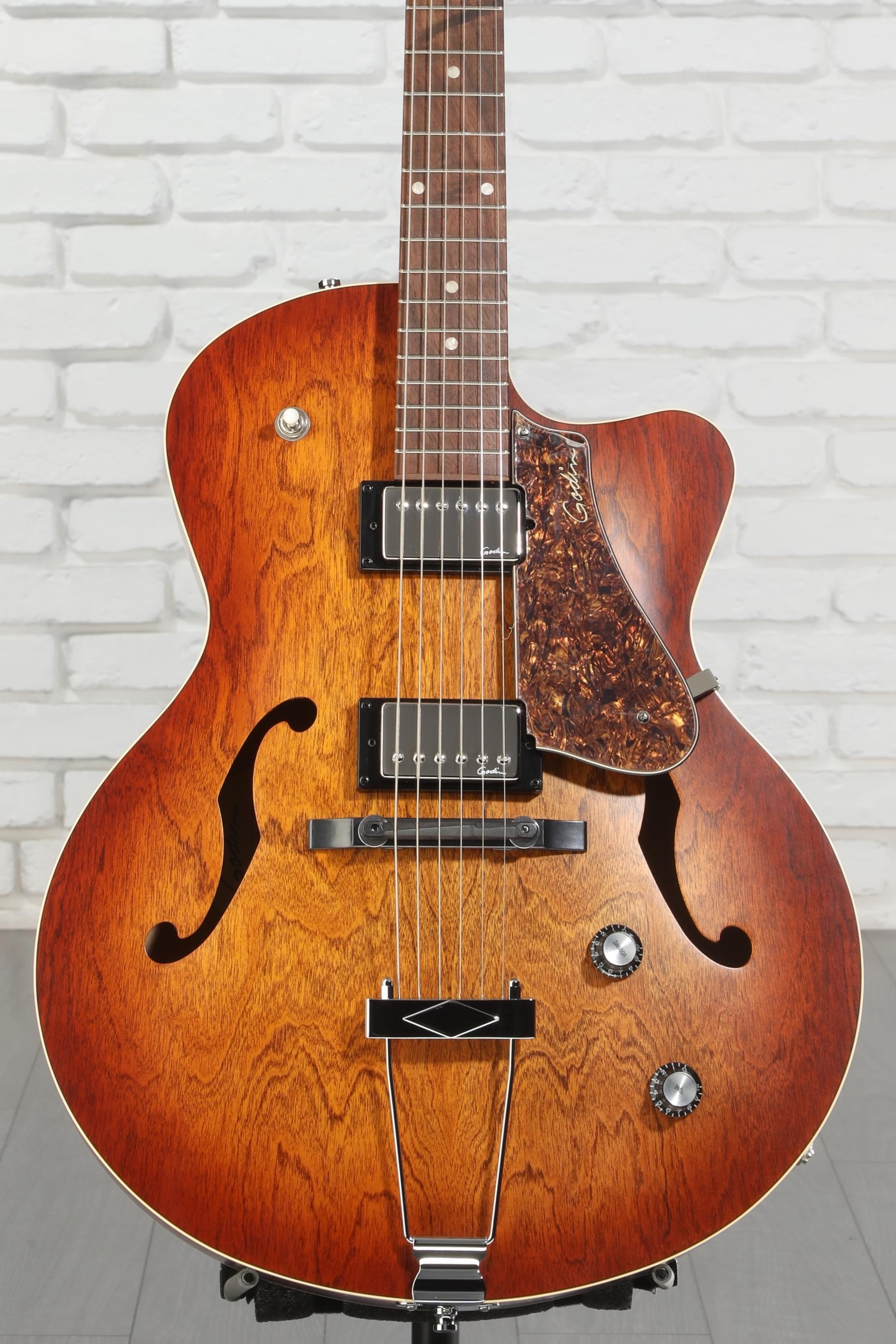 Godin 5th Avenue CW Kingpin II HB Hollowbody Electric Guitar