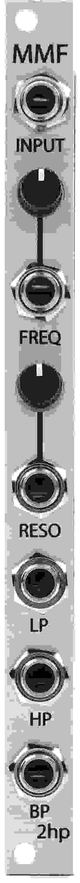 2HP MMF Eurorack Multimode Filter Module - Silver