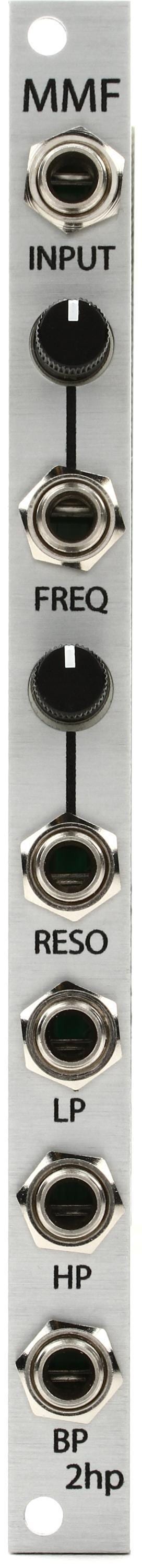 2HP MMF Eurorack Multimode Filter Module - Silver | Sweetwater