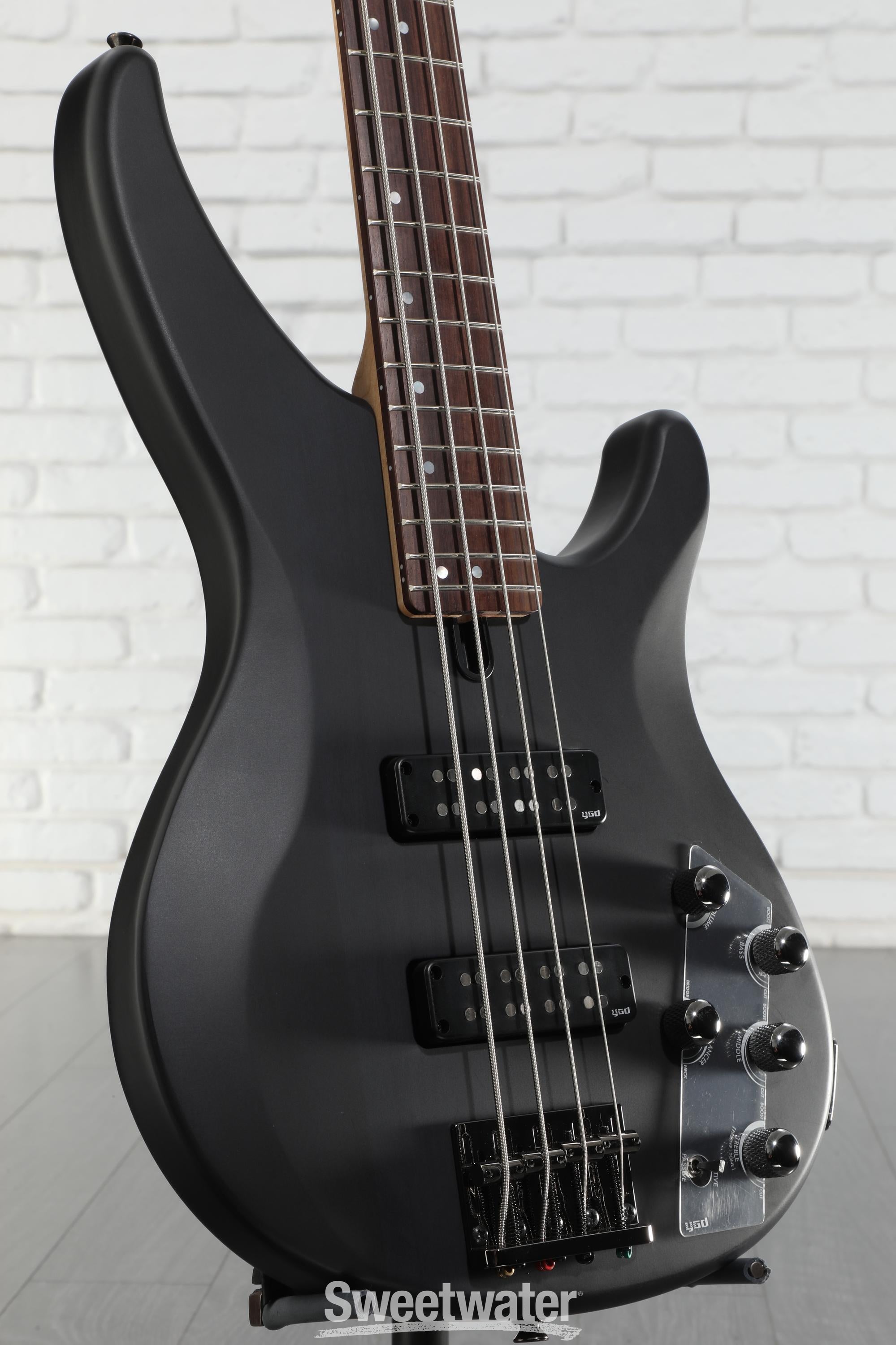Yamaha TRBX504 4-string Bass Guitar - Translucent Black