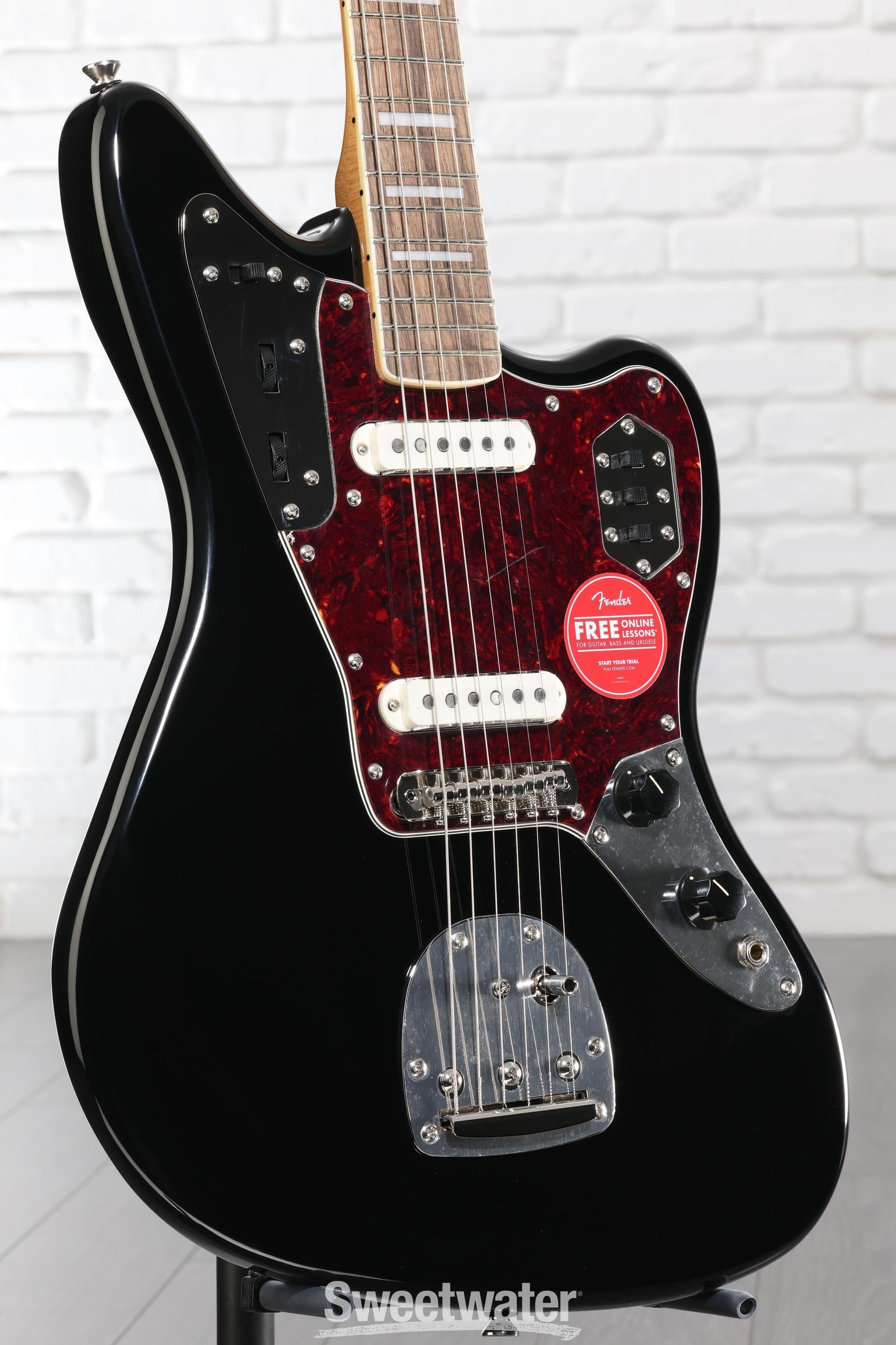Squier Classic Vibe '70s Jaguar - Black | Sweetwater