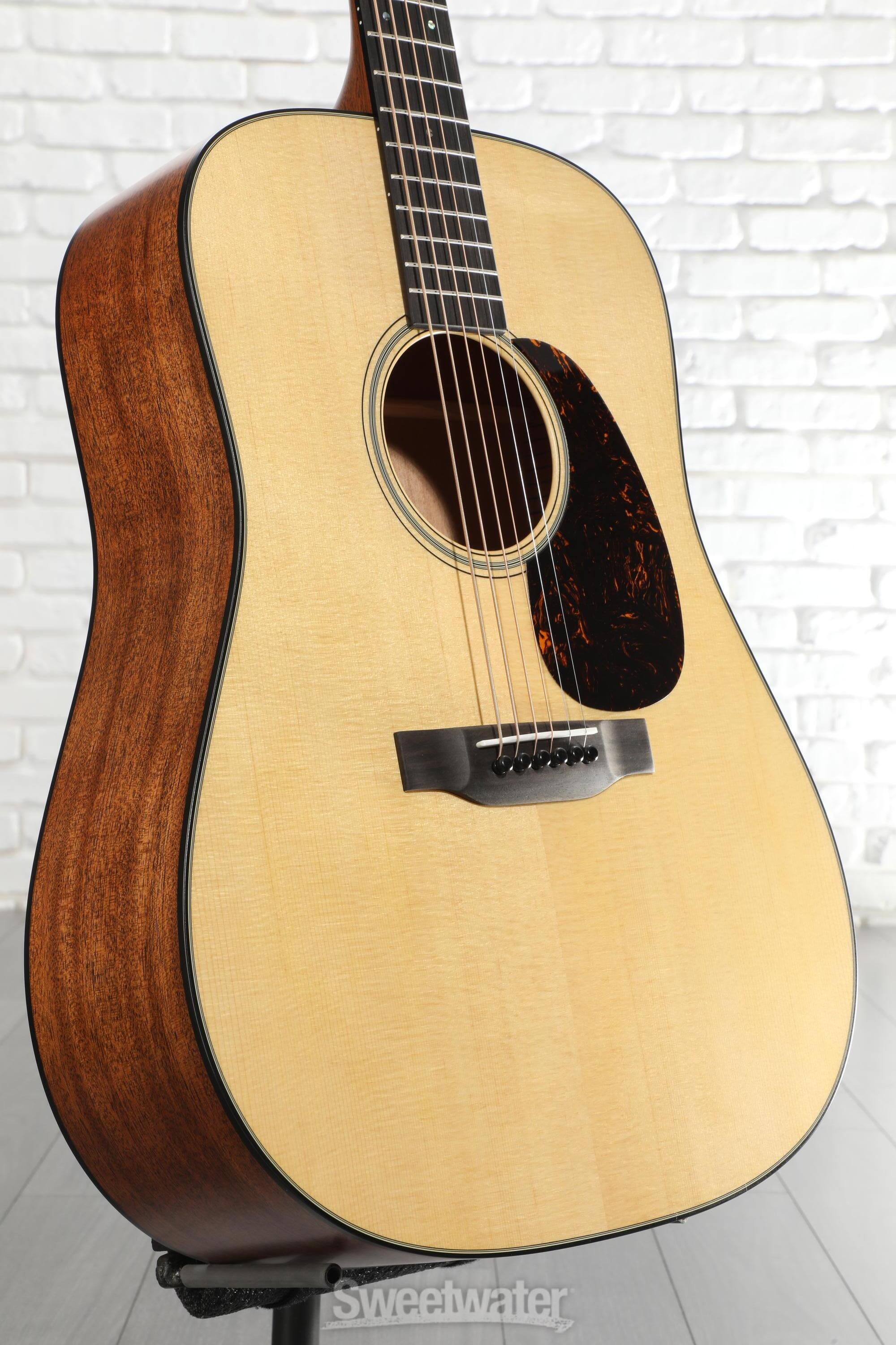 Martin D-18 Satin Standard Series Acoustic Guitar - Satin Natural