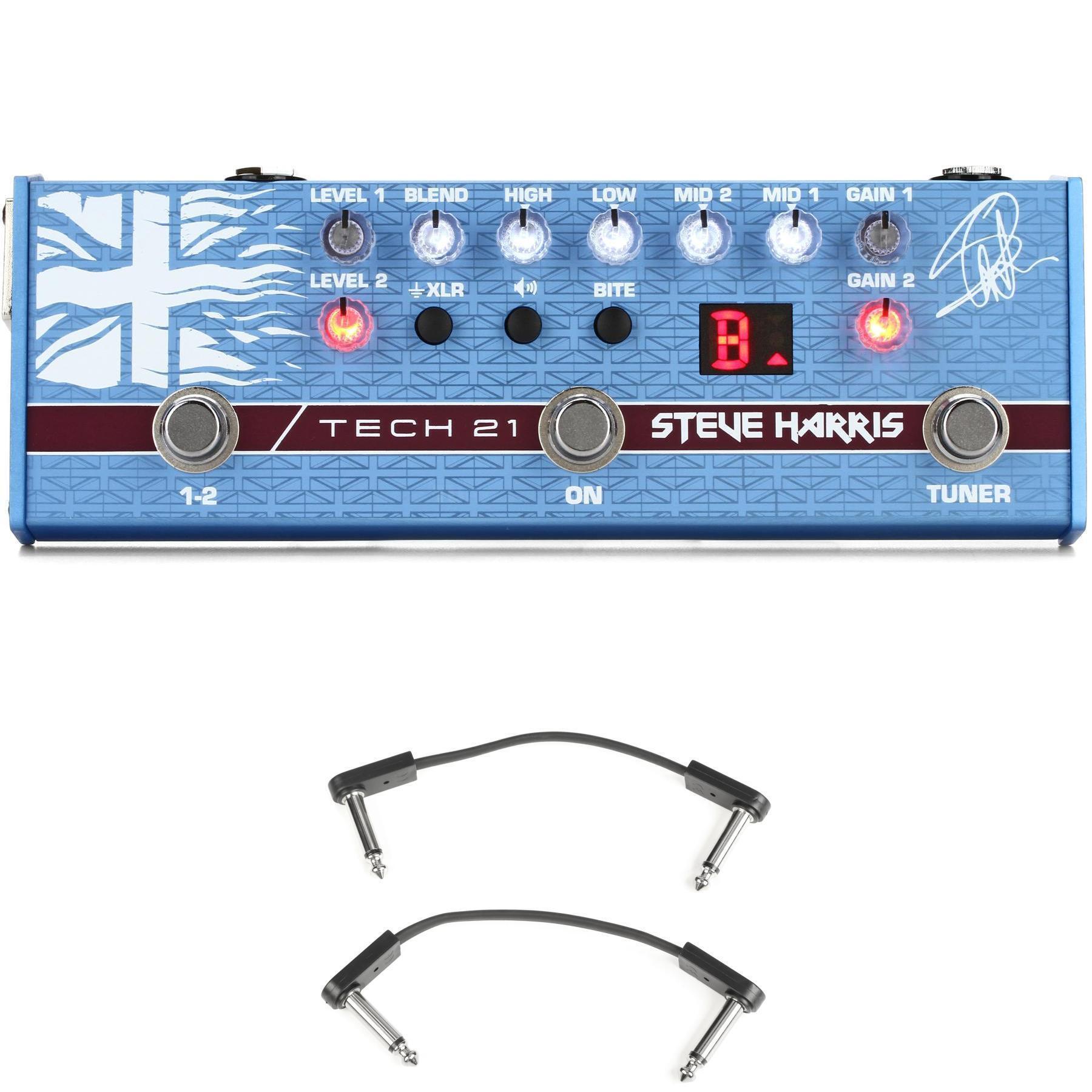 Tech 21 Steve Harris SH1 Signature SansAmp Pedal | Sweetwater Tech 21 Steve Harris SH1 Signature SansAmp Pedal | Sweetwater