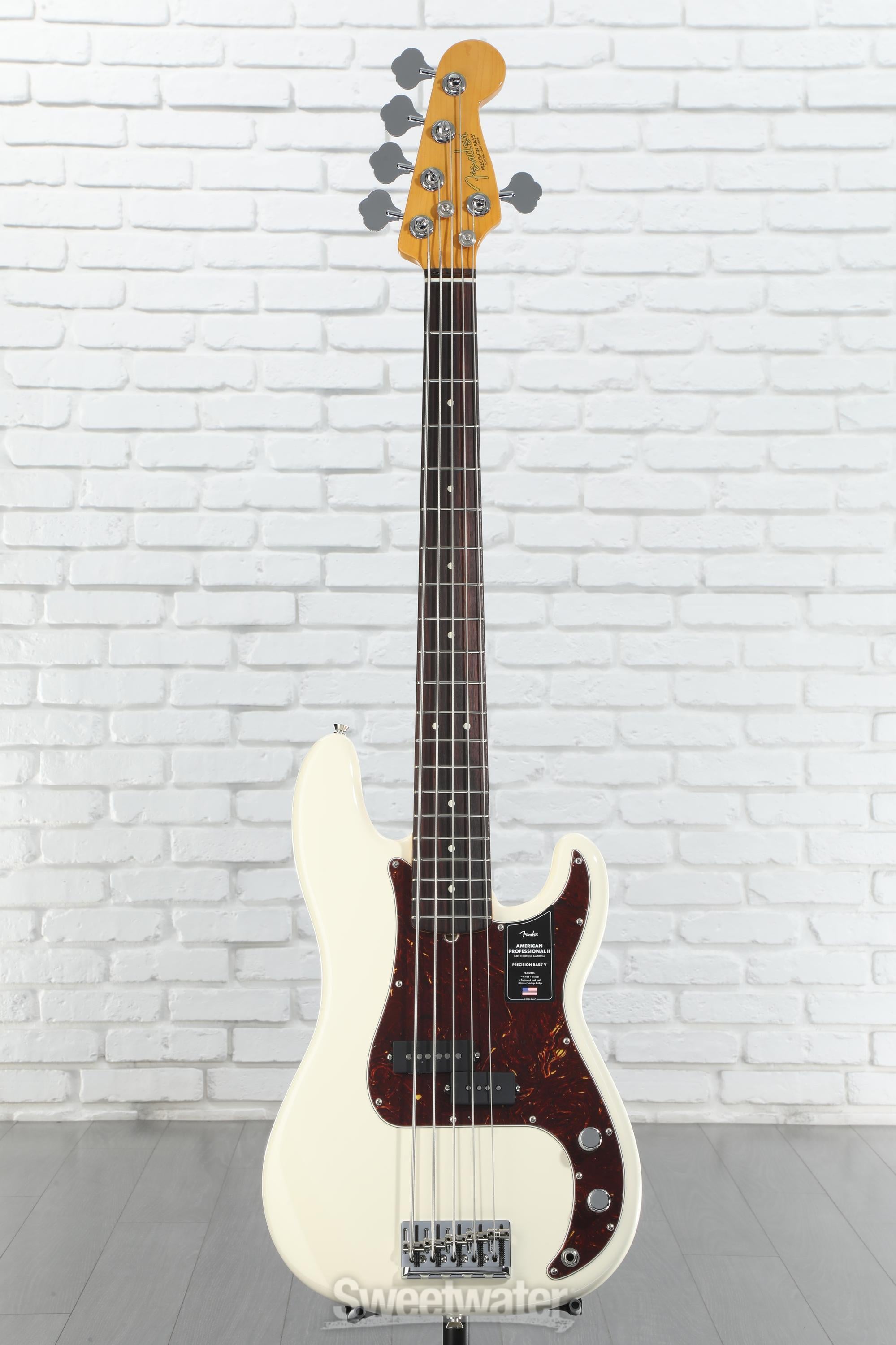 Fender American Professional II Precision Bass V - Olympic