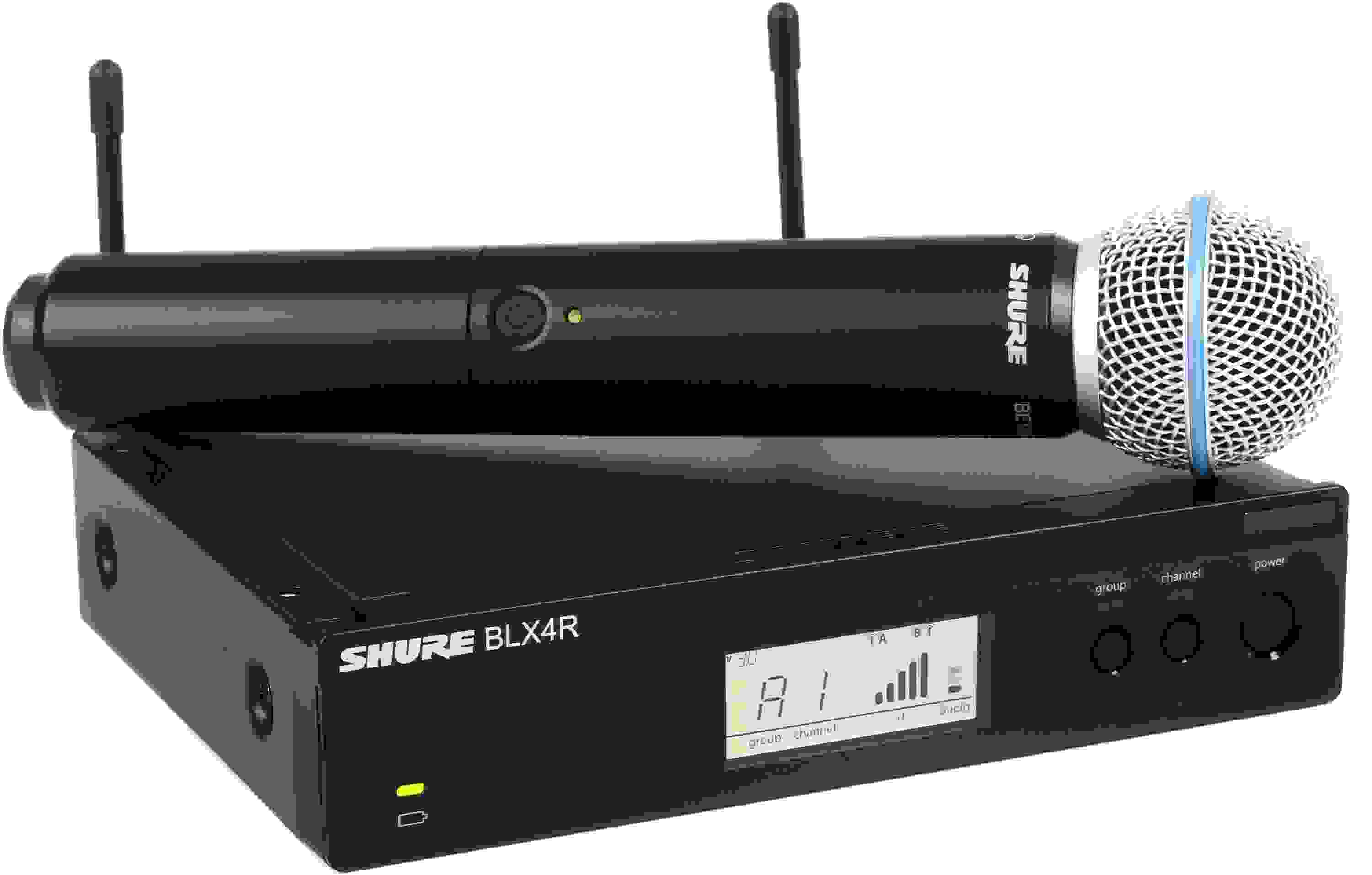 Shure BLX24R/B58 Wireless Handheld Microphone System H11 Band Sweetwater