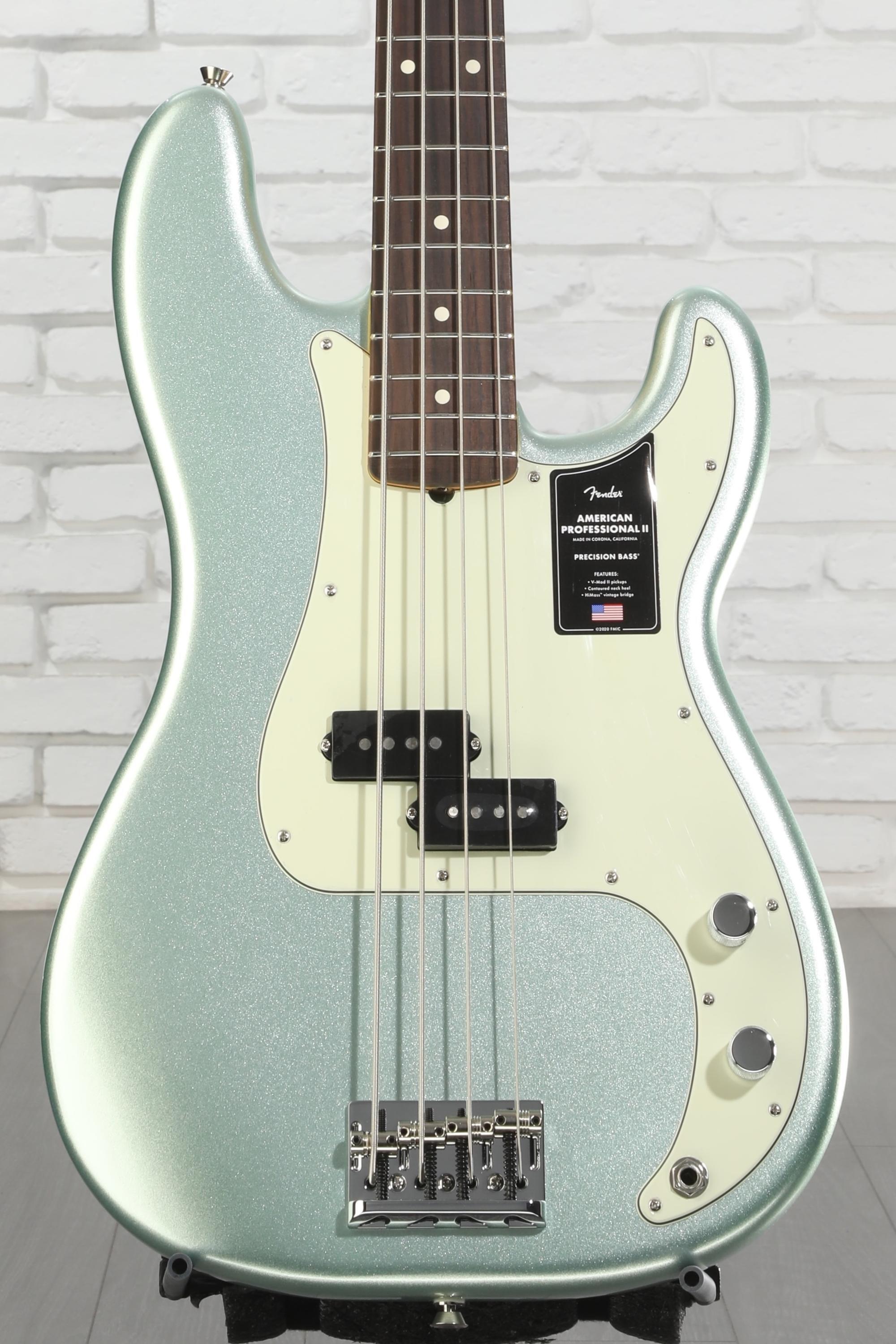 Fender American Professional II Precision Bass - Mystic Surf Green