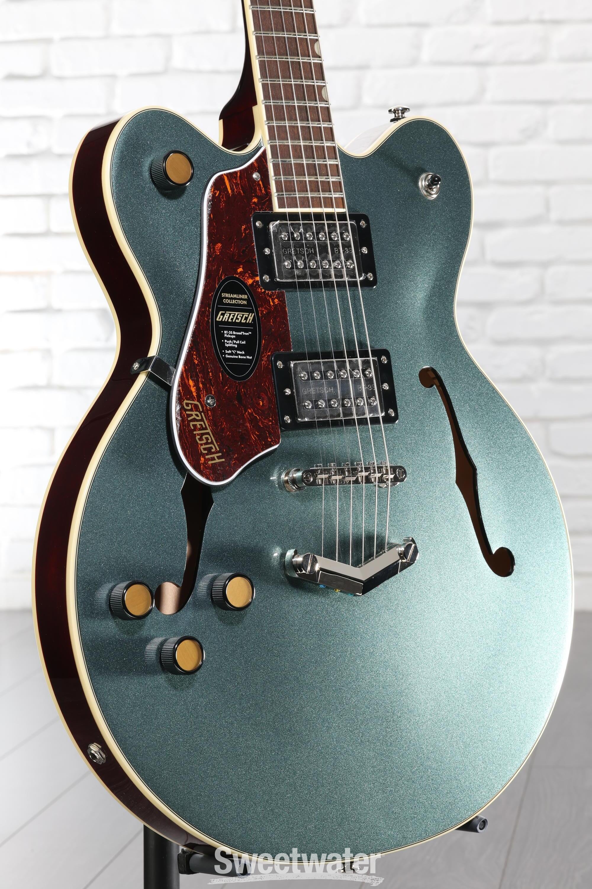 Photo of Gretsch G2622LH Streamliner Center Block Double-Cut Left-handed Electric Guitar - Gunmetal