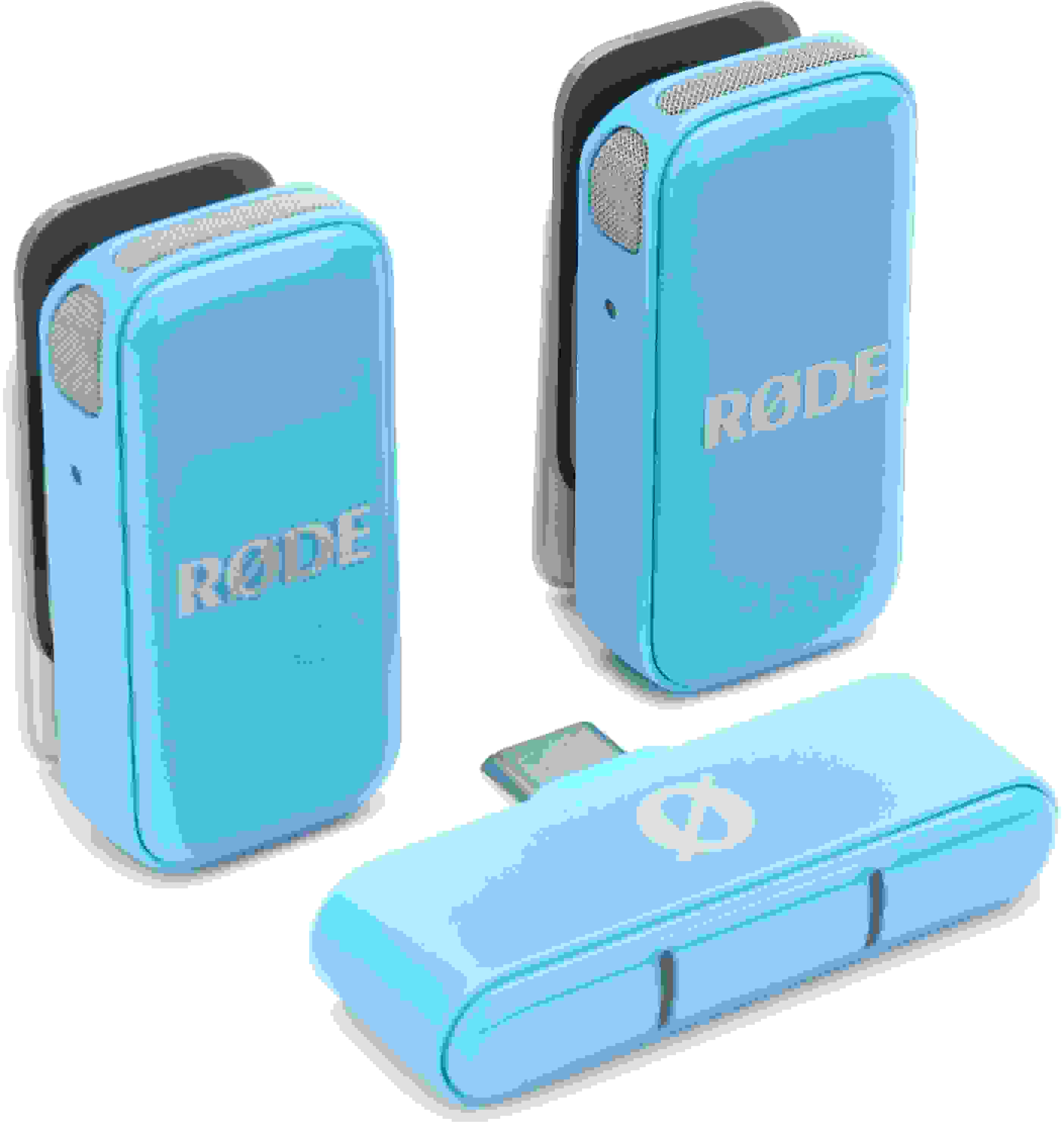 Rode Wireless Micro Microphone Kit - USB-C, Blue