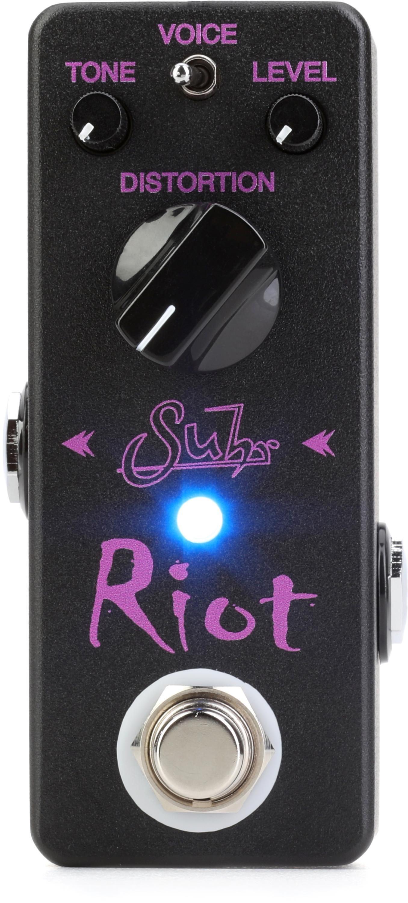 Suhr Riot Mini Distortion Pedal - Black Edition | Sweetwater