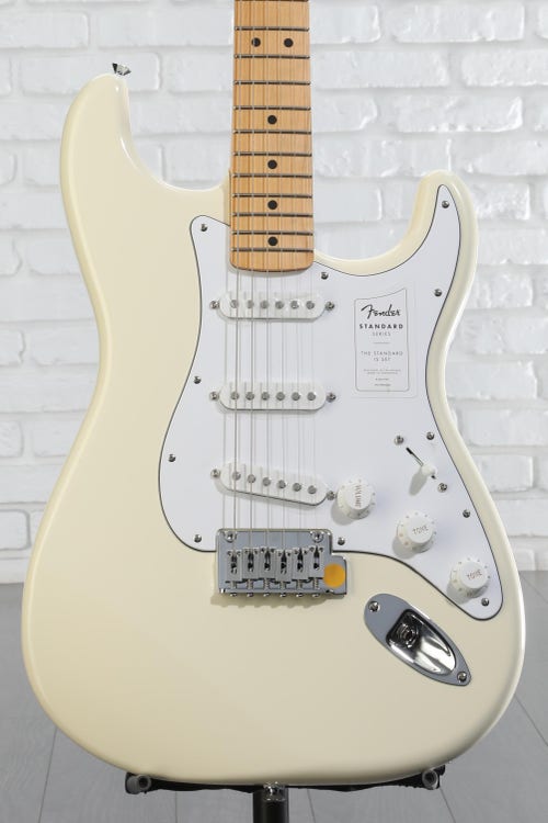 Fender Standard Stratocaster Electric Guitar - Olympic White