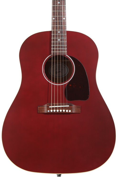 ギター J45 wine red Gibson Acoustic J-45 Special Acoustic-electric Guitar - Wine