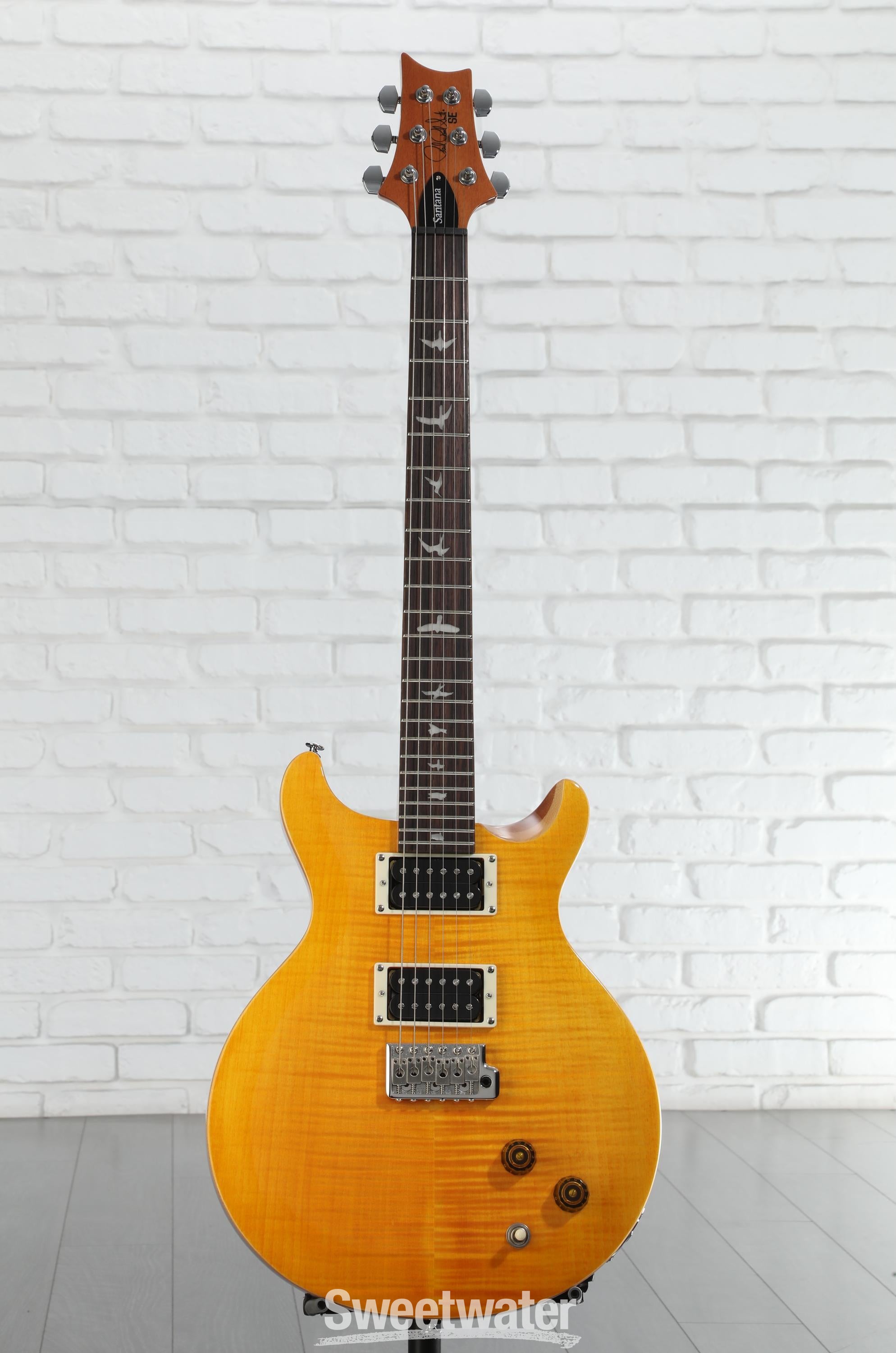 PRS SE Santana Electric Guitar - Santana Yellow | Sweetwater