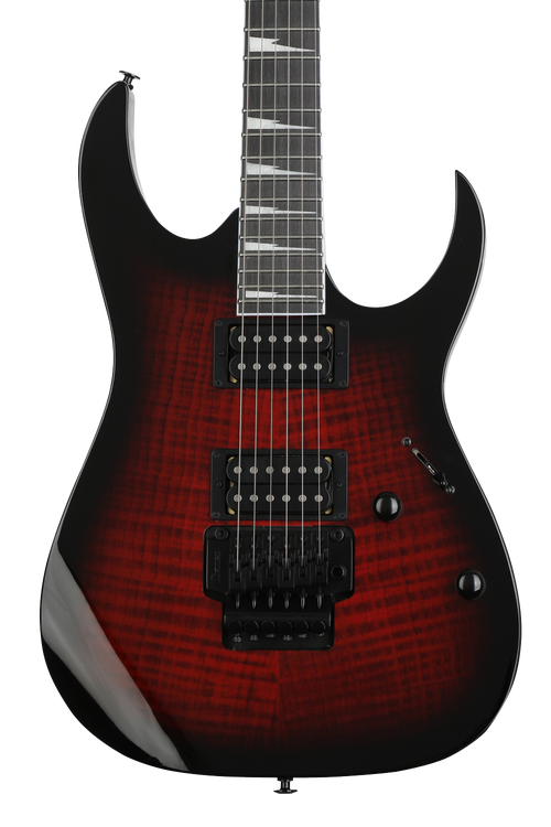 Ibanez Gio RG320FAT Electric Guitar - Transparent Red Burst