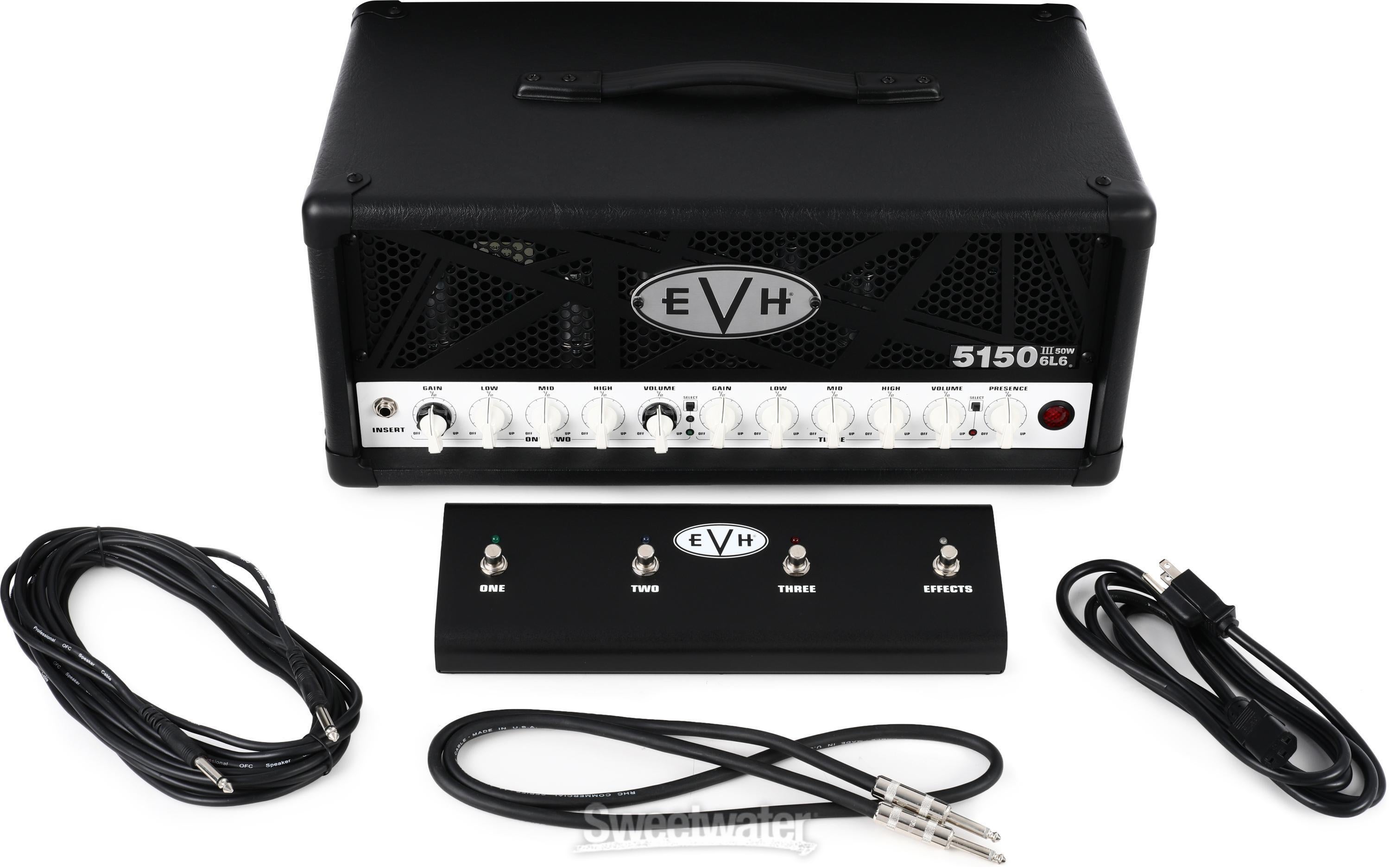 EVH 5150III 50-watt 6L6 Tube Head - Black | Sweetwater