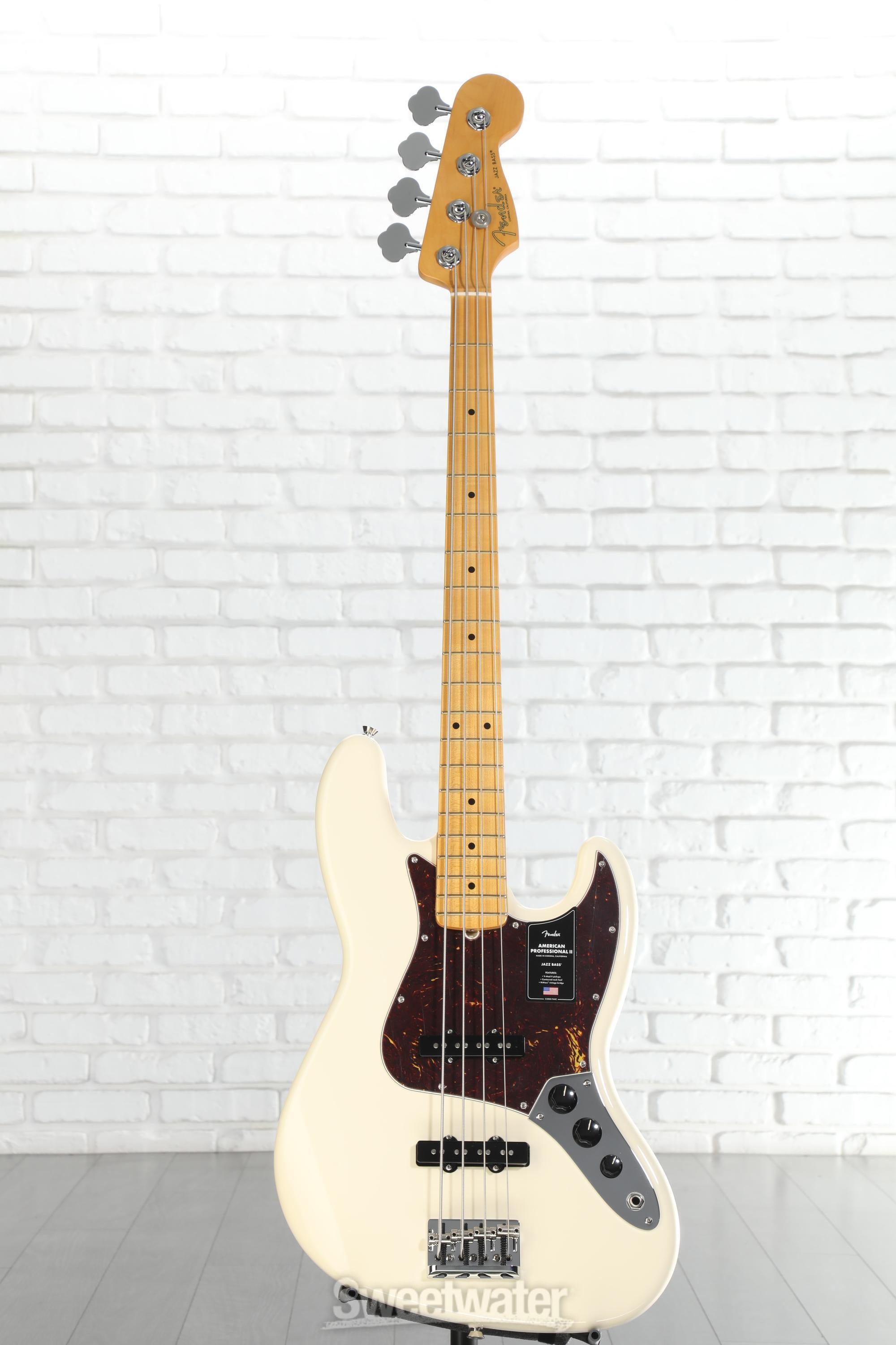 Fender American Professional II Jazz Bass - Olympic White with