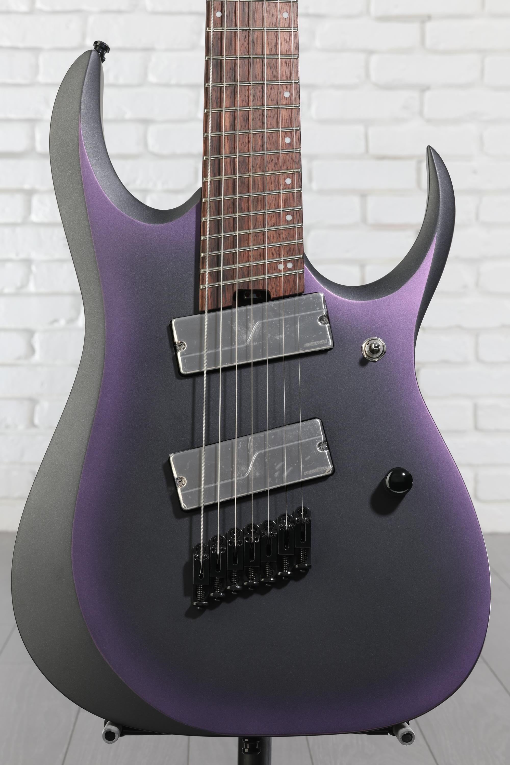 Ibanez Axion Label RGD71ALMS - Black Aurora Burst Matte | Sweetwater