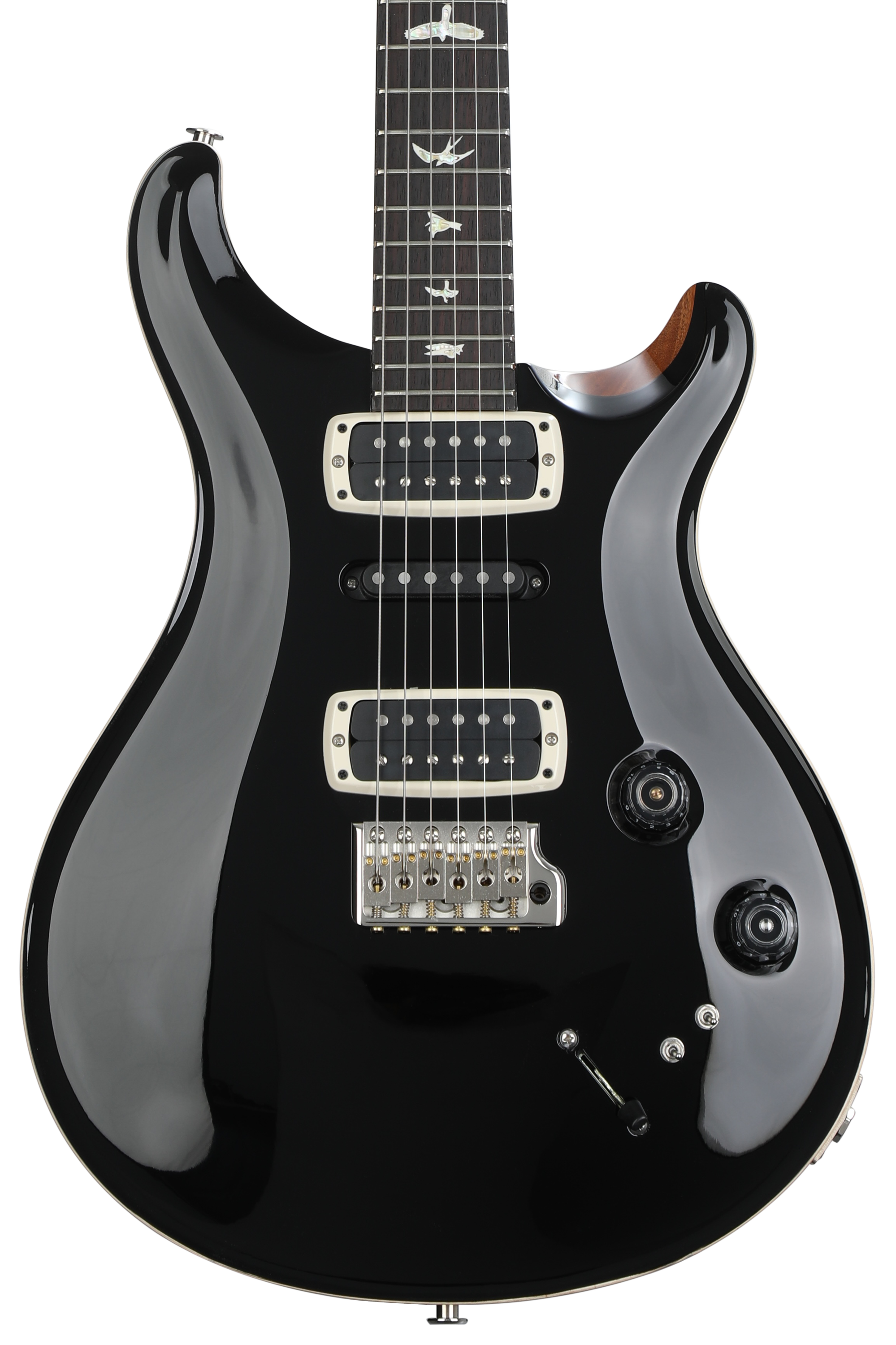 PRS Modern Eagle V Electric Guitar - Black Top | Sweetwater