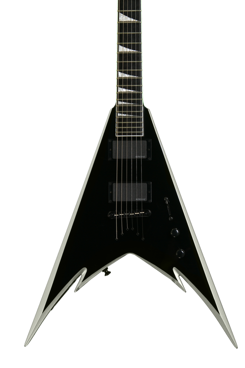 Jackson Phil Demmel PDXT String-Through King V - Black with Silver