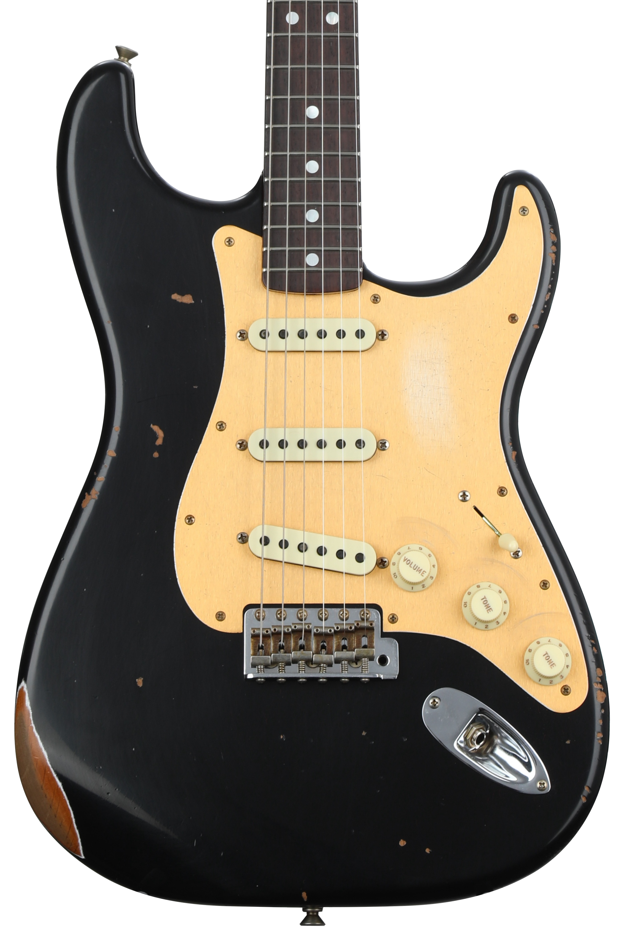 FENDER Fender Custom Shop Limited Edition Roasted Big Head Stratocaster Relic, Rosewood Fingerboard, Aged Black【S/N CZ570205 3.42kg】
