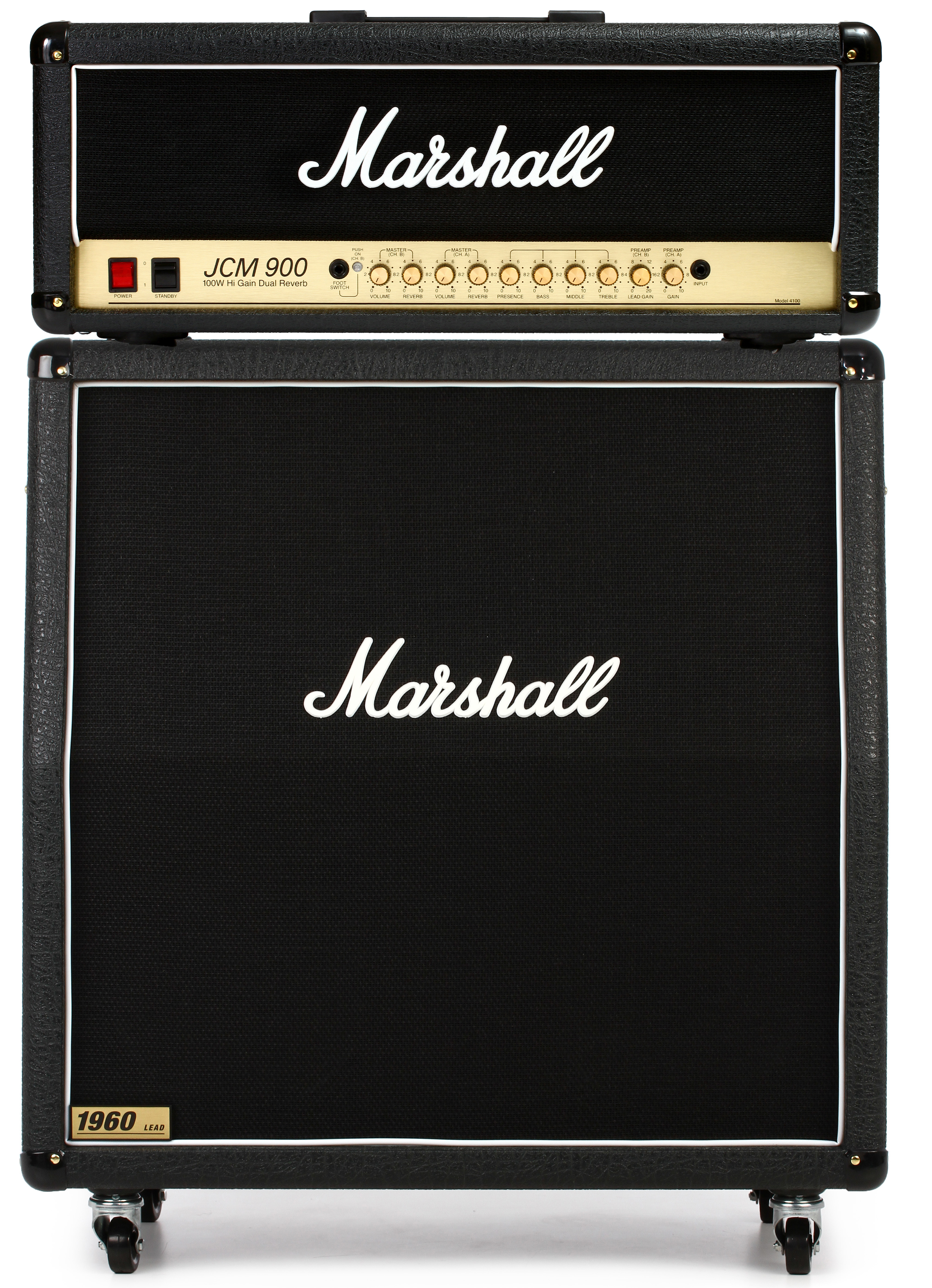 Marshall　JCM 900 　ディストーション Marshall JCM900 4100 100-watt 2-channel Tube Head and 1960A 4x12