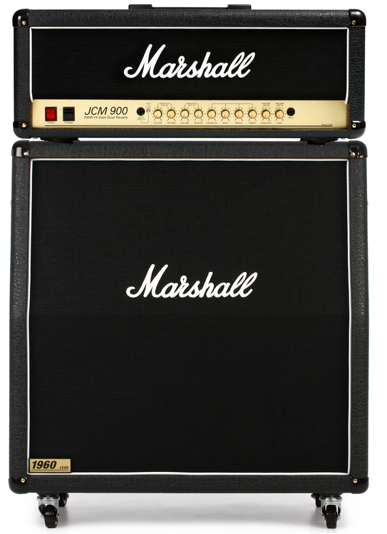 Marshall JCM900 4100 100-watt 2-channel Tube Head and 1960A 4x12