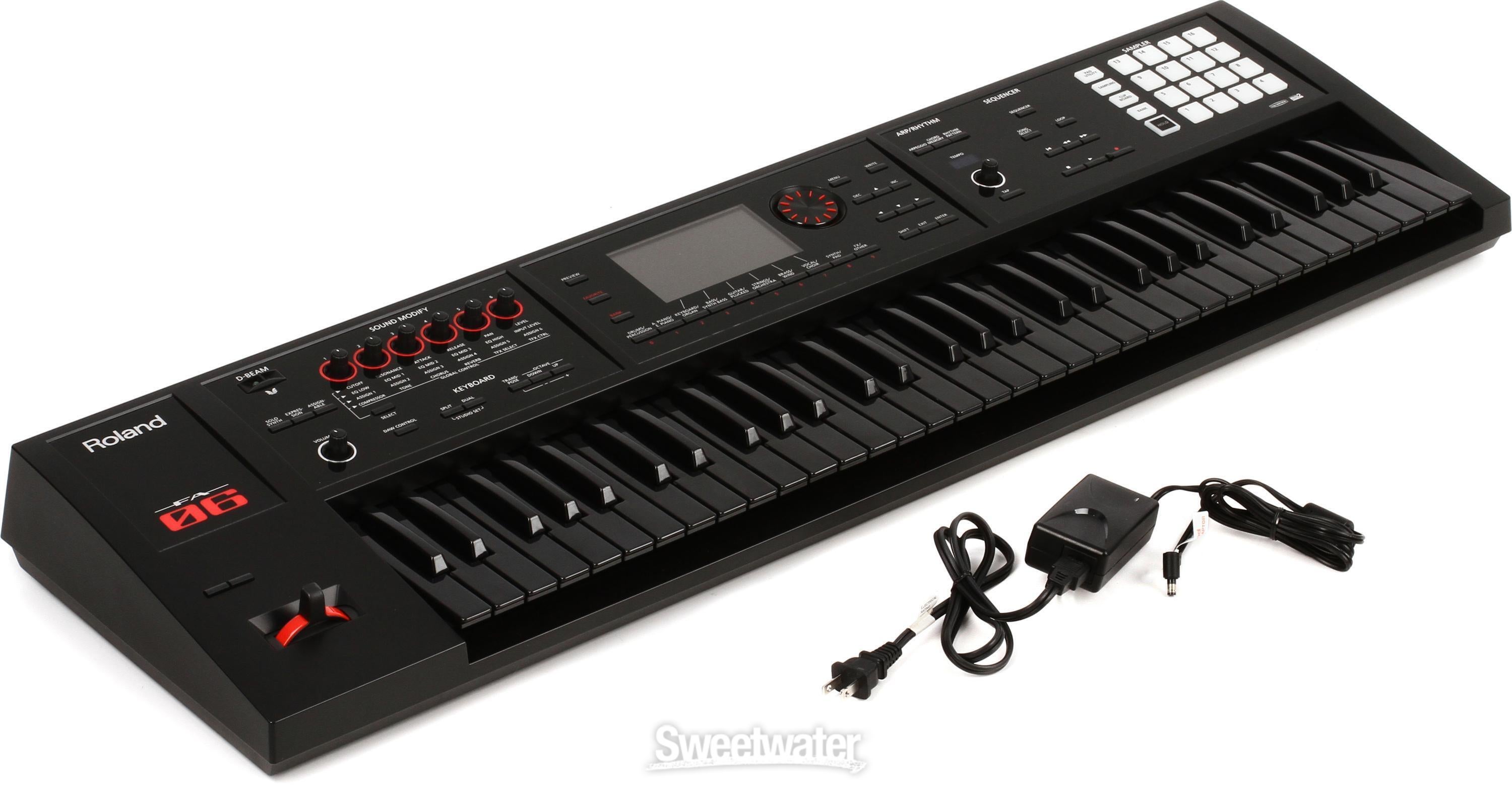 Roland FA-06B 61-key Music Workstation - Limted Edition Black on ...