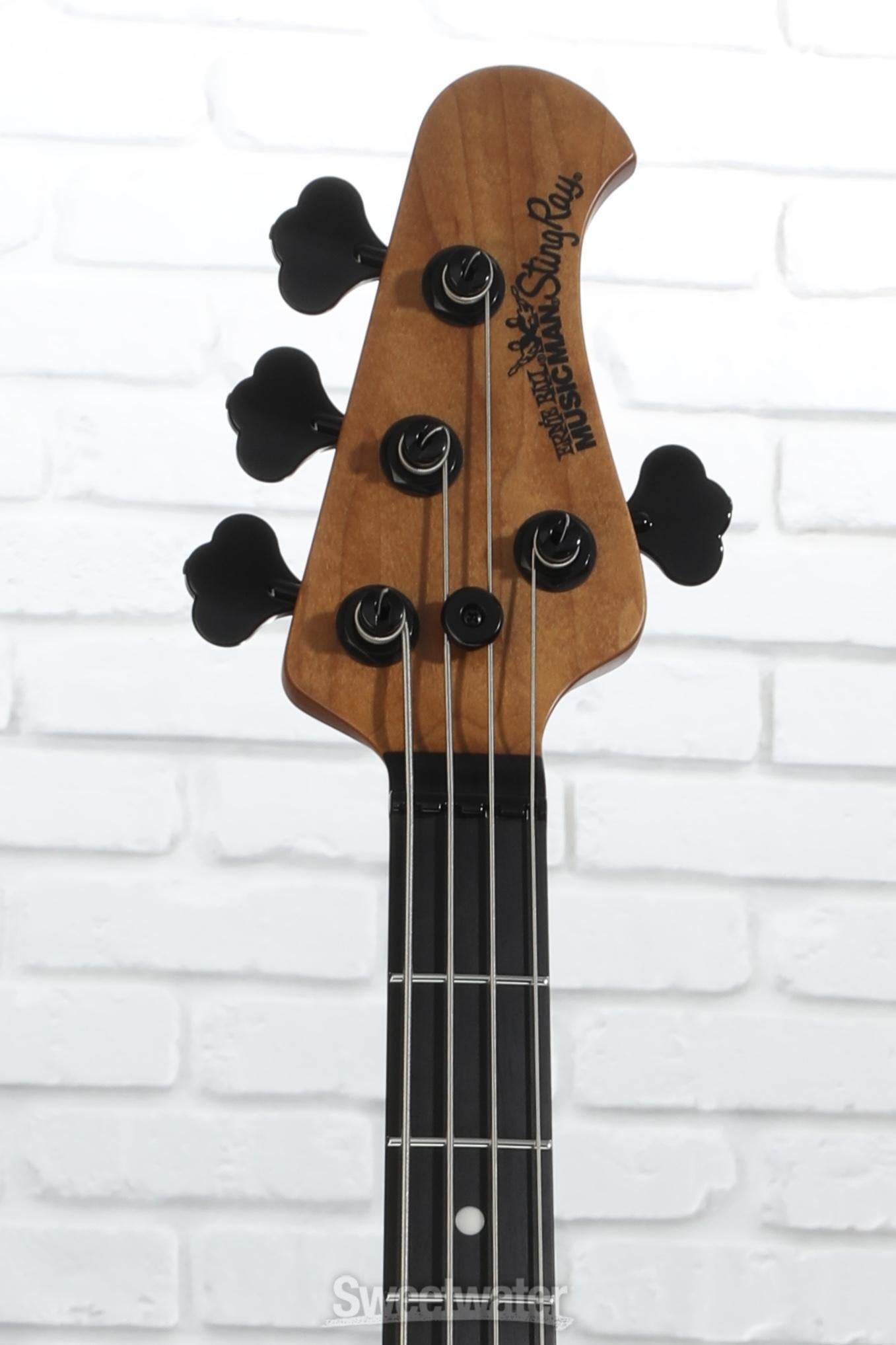 Ernie Ball Music Man StingRay Special 4 HH Bass Guitar - Sapphire Iris with Ebony Fingerboard, Sweetwater Exclusive