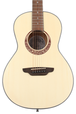 Photo of Luna Gypsy Muse Parlor Acoustic Guitar - Natural