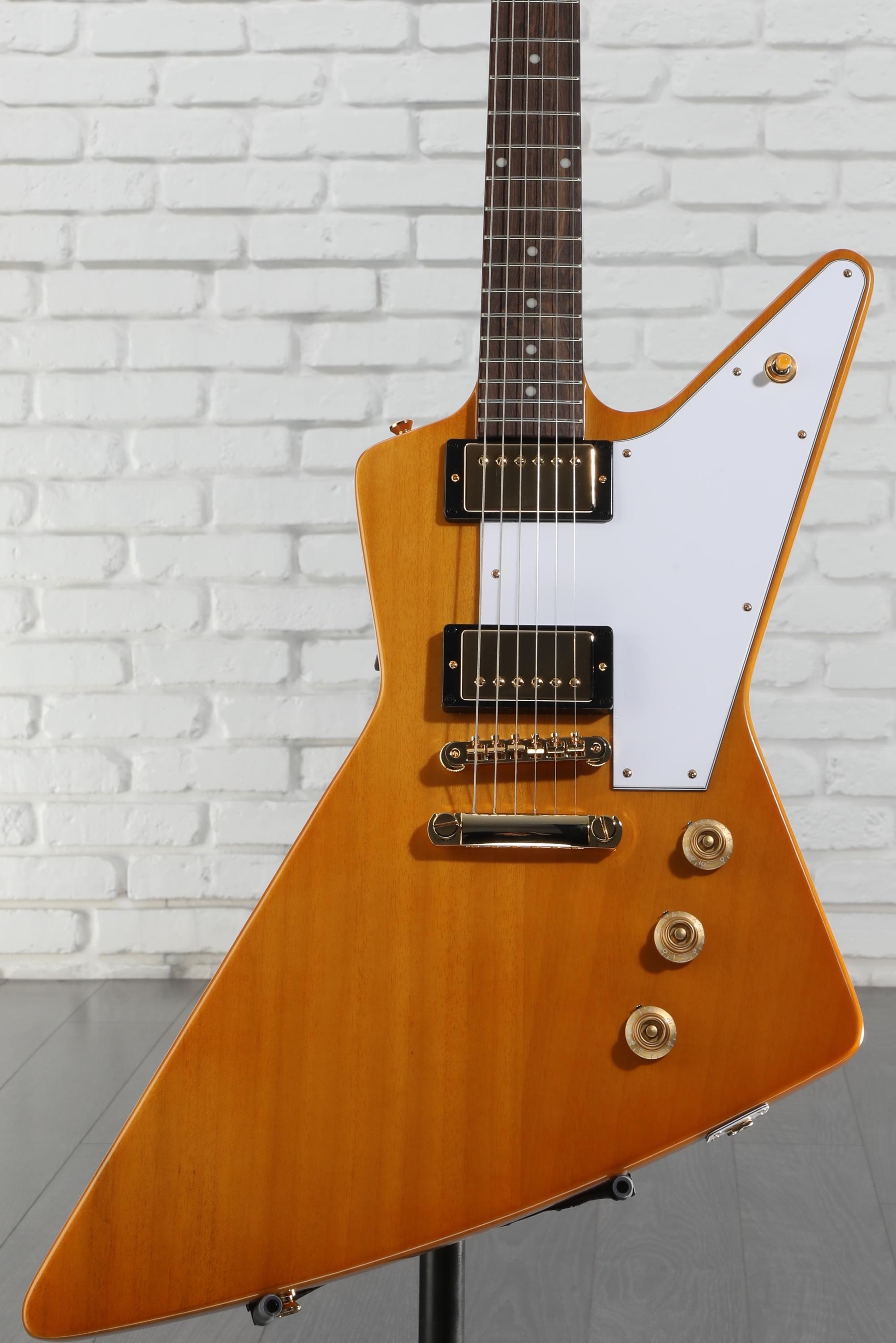 一部難有 メンテ済 Epiphone 1958 KORINA Explorer Epiphone 1958 Korina Explorer Aged Natural | USA