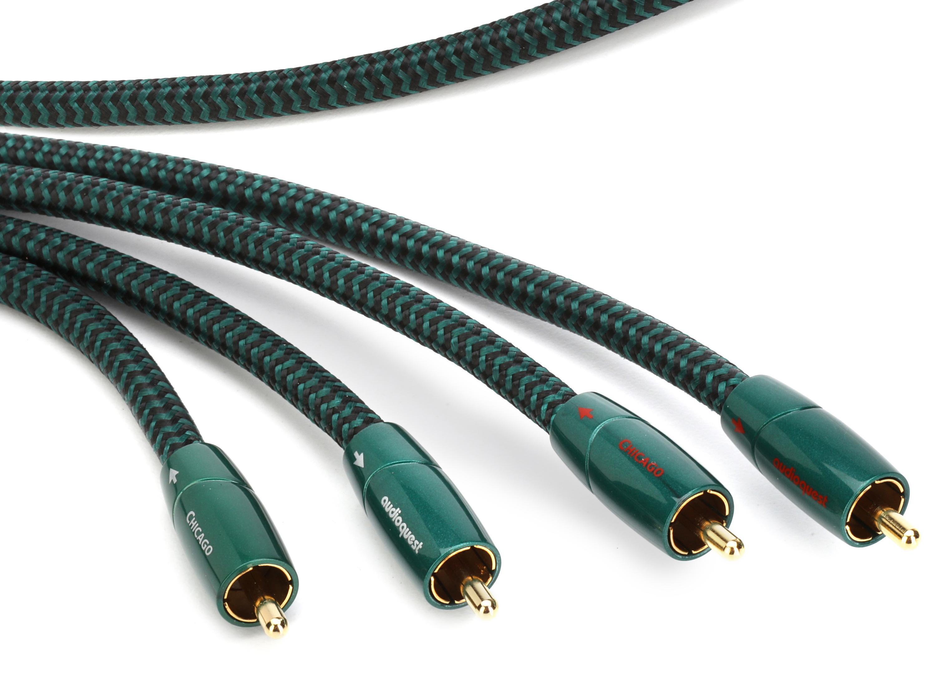 AudioQuest Chicago RCA Analog Audio Interconnect Cable - 3.5 AudioQuest Chicago RCA Analog Audio Interconnect Cable - 3.5