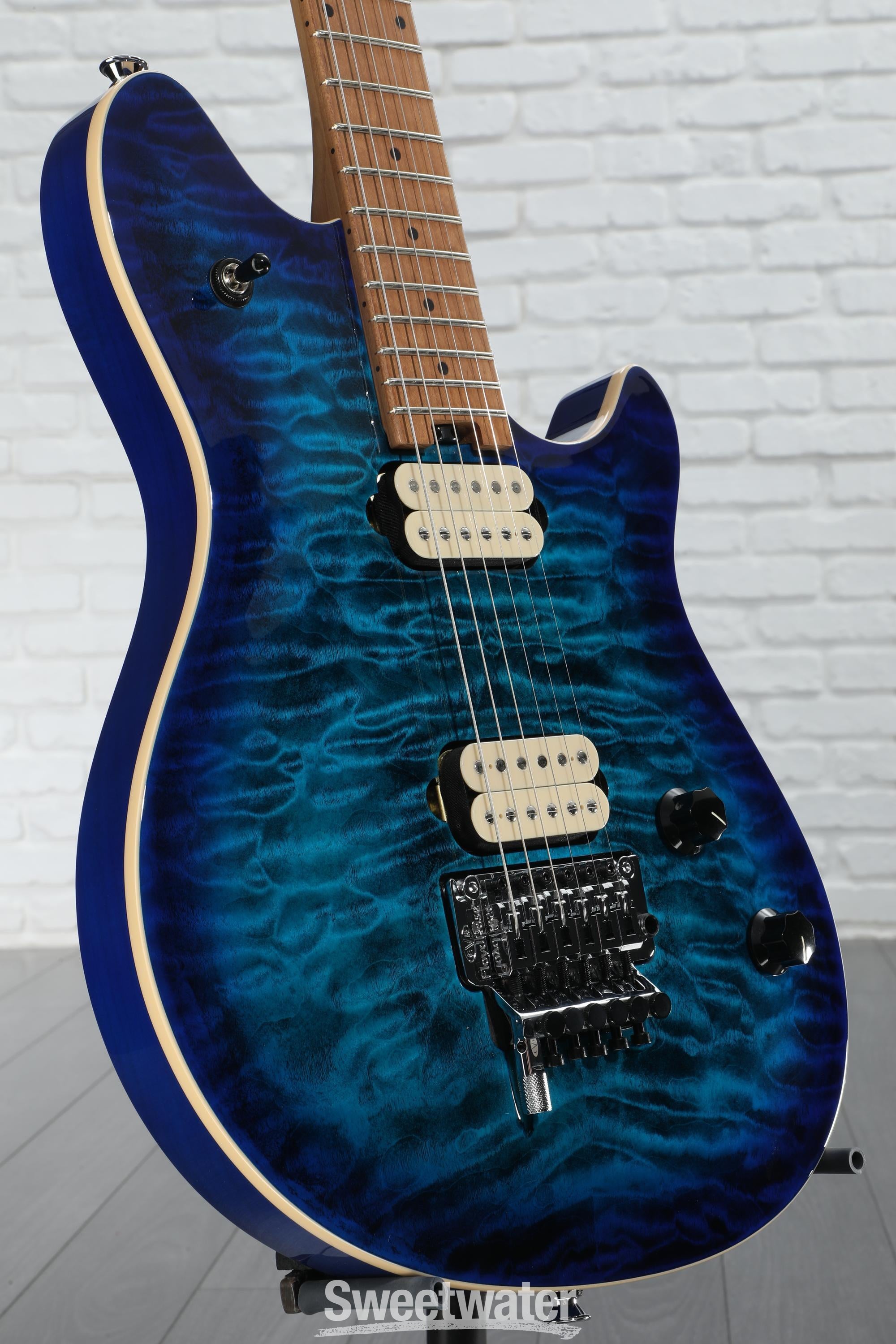 EVH Wolfgang Special QM Electric Guitar - Chlorine Burst with