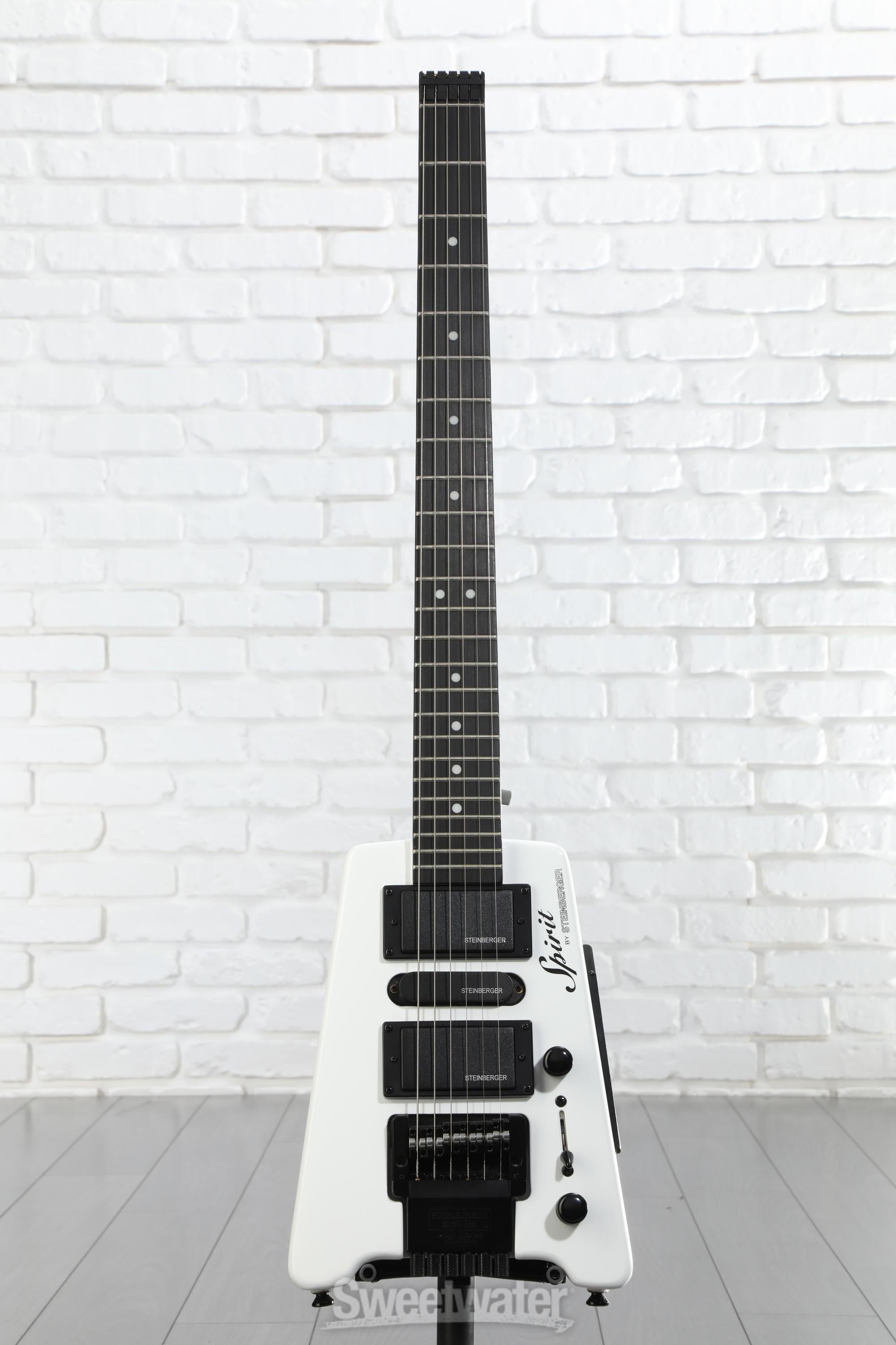 Steinberger Spirit GT-PRO Deluxe Electric Guitar - White | Sweetwater