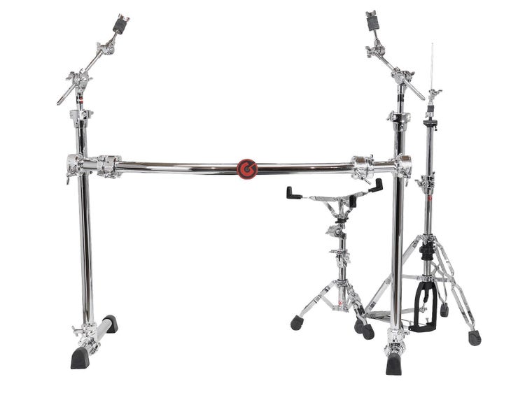 Gibraltar Chrome Series Curved Front Rack with Cymbal Booms - GCS302C