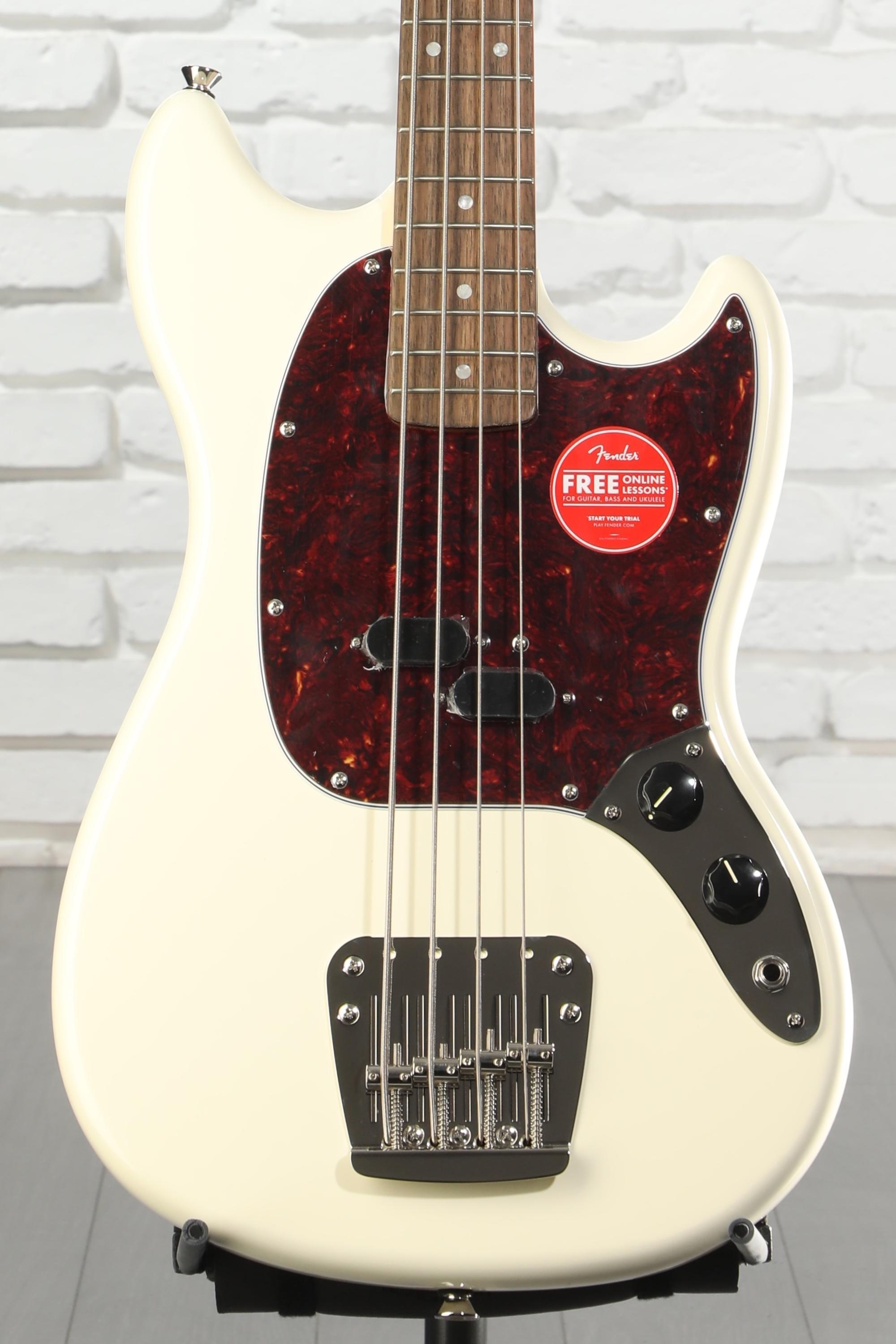 Squier Classic Vibe '60s Mustang Bass - Olympic White | Sweetwater
